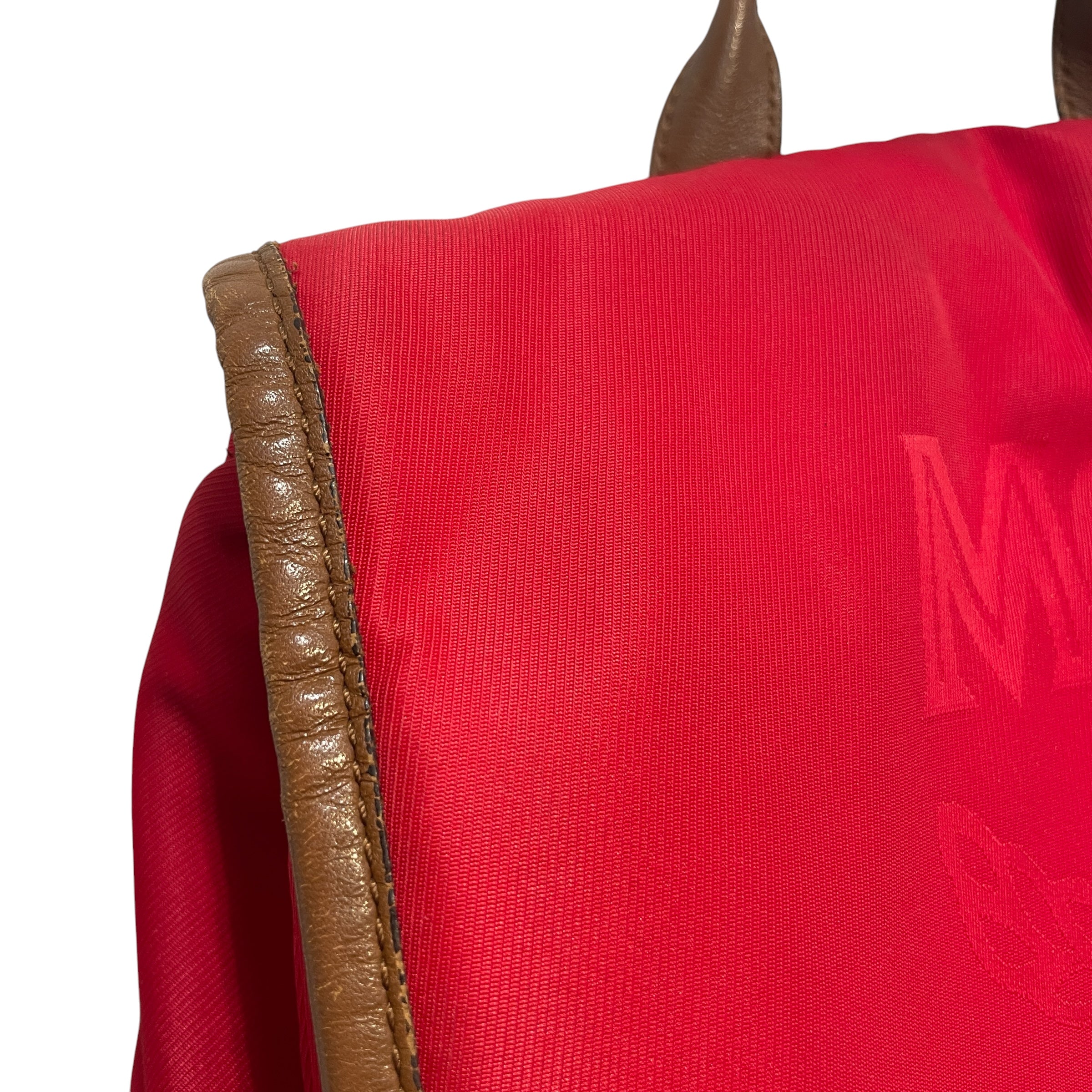 MCM/Bag/Nylon/RED/Nylon Backpack view 8