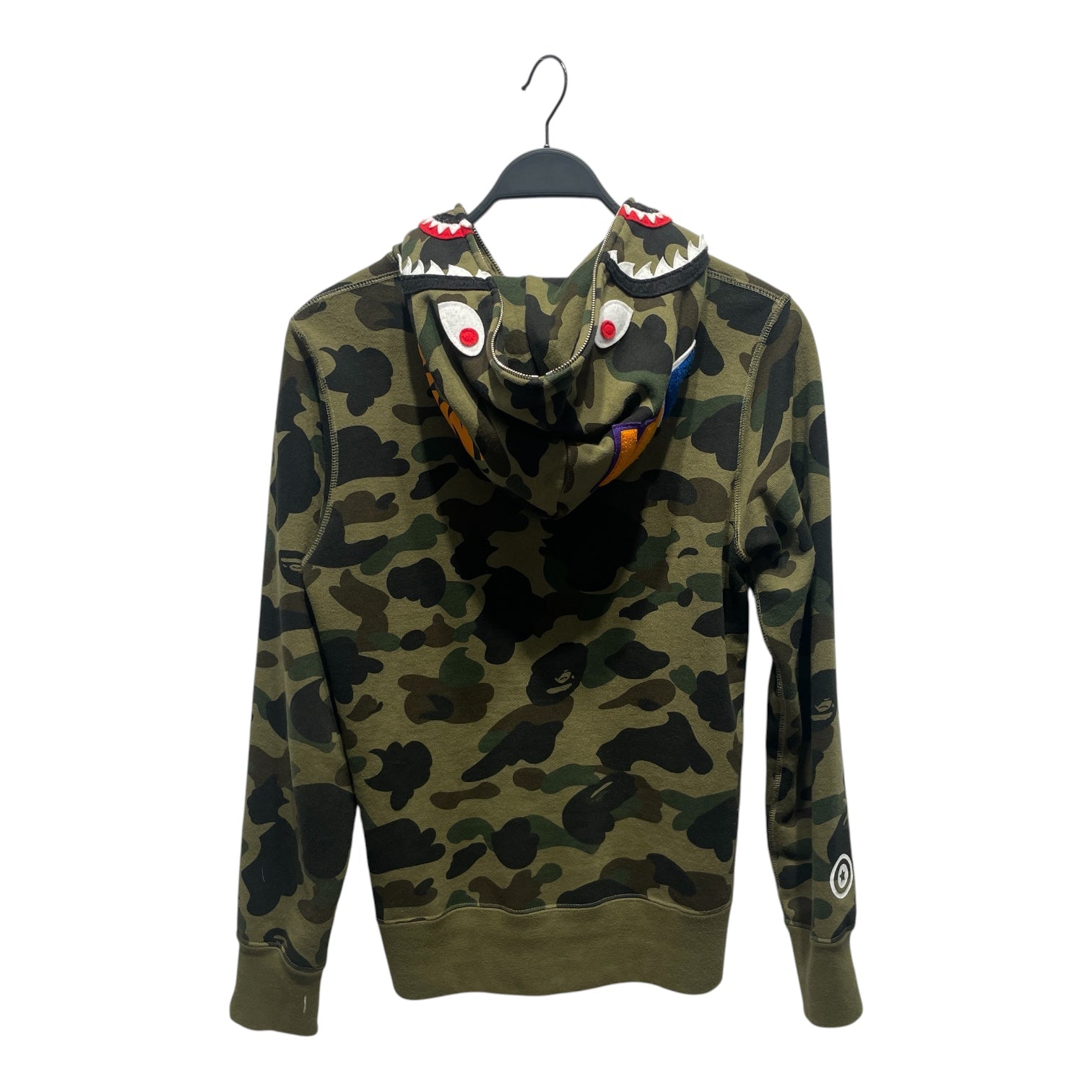 A BATHING APE/Zip Up Hoodie/S/Camouflage/Cotton/MLT/ view 2