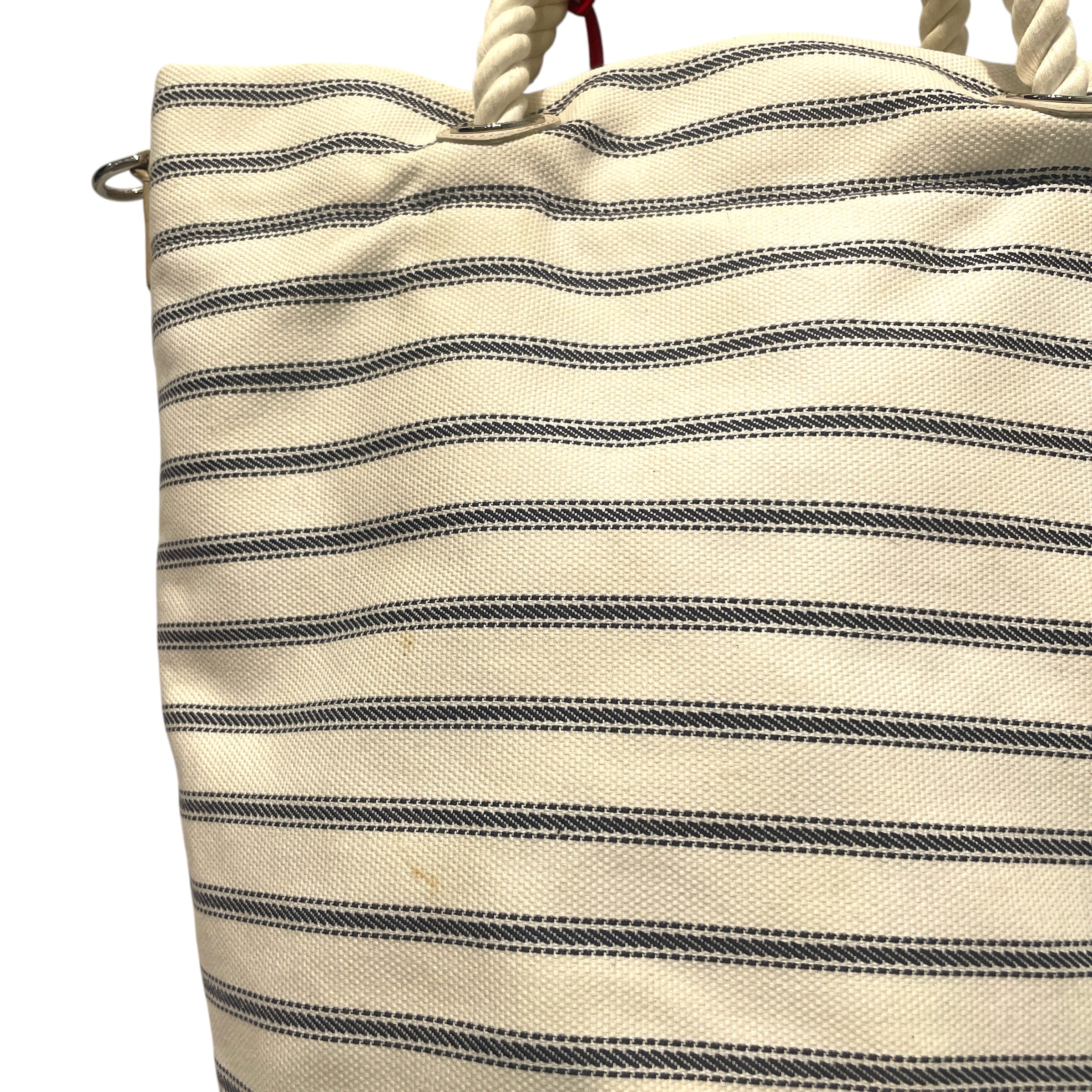 COACH/SAINTJAMES/Tote Bag/Stripe/Cotton/WHT/Beach Tote view 7