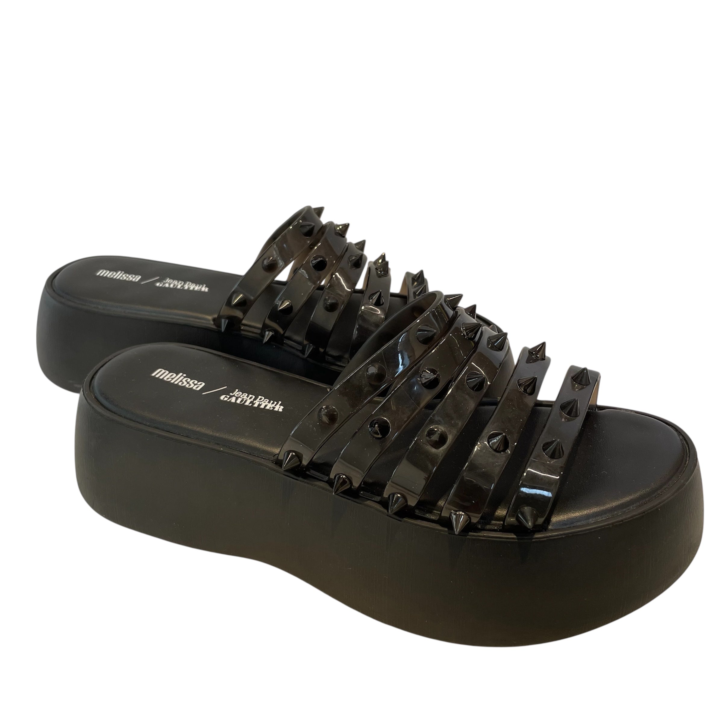 melissa/Sandals/US 9/BLK/JPG SPIKE SANDALS view 2