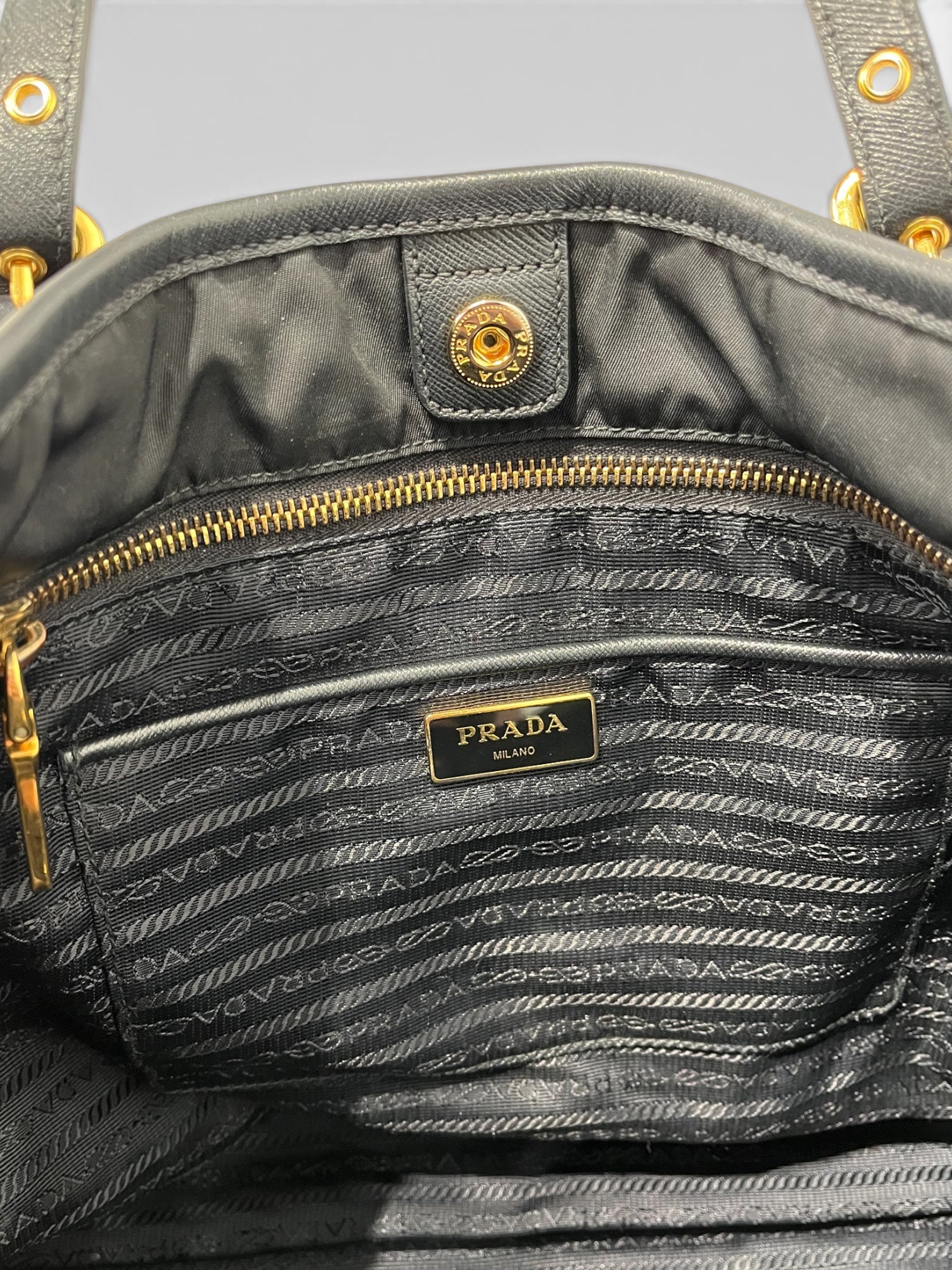 PRADA/Hand Bag/Nylon/BLK/NYLON TOTE FACTORY 165 view 6