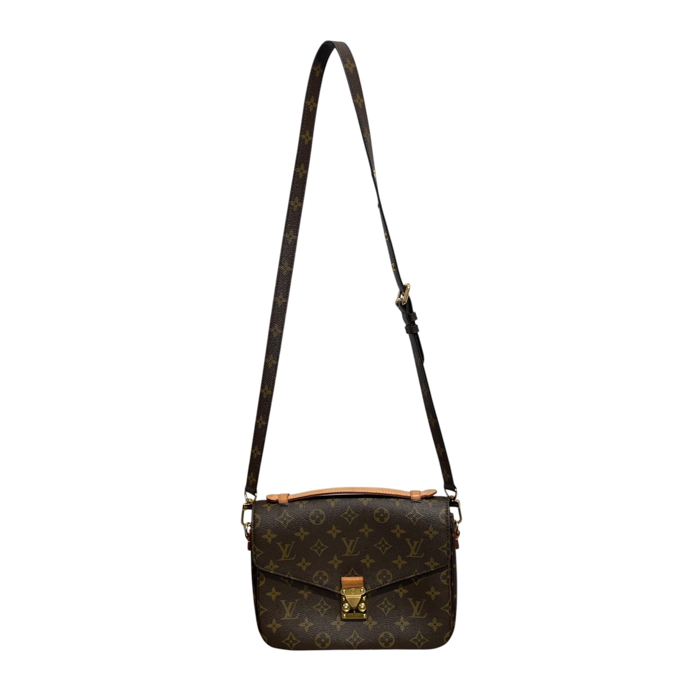 LOUIS VUITTON/Cross Body Bag/Monogram/Faux Leather/BRW/POCHETTE METIS SHOULDER BAG view 1