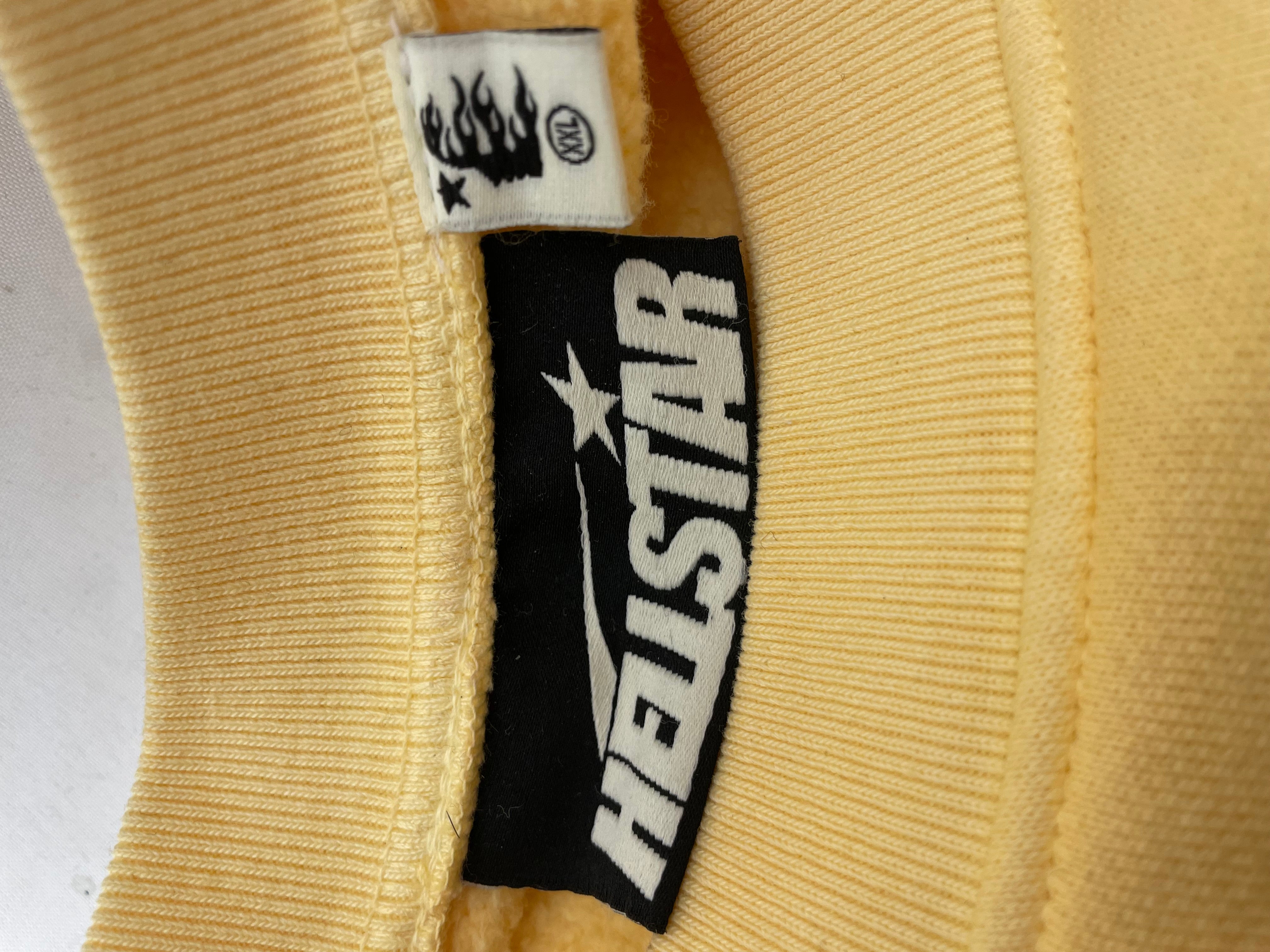 HELLSTAR/Sweatshirt/Cotton/YEL/Oversize/ HELLSTAR STUDIOS SPORTS CREW view 3