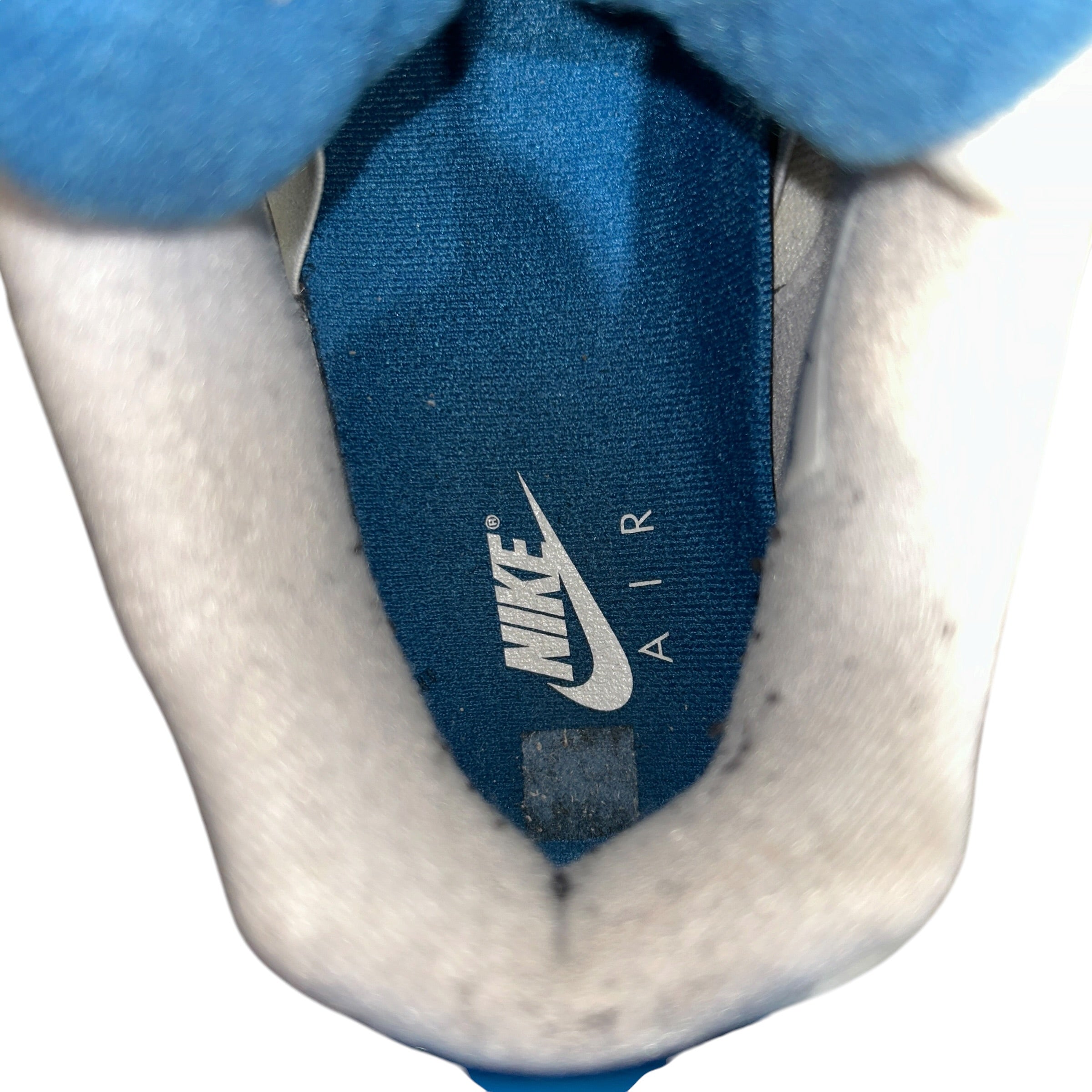 NIKE/Low-Sneakers/US 9.5/Leather/IDG/jordan 4 military blue view 3