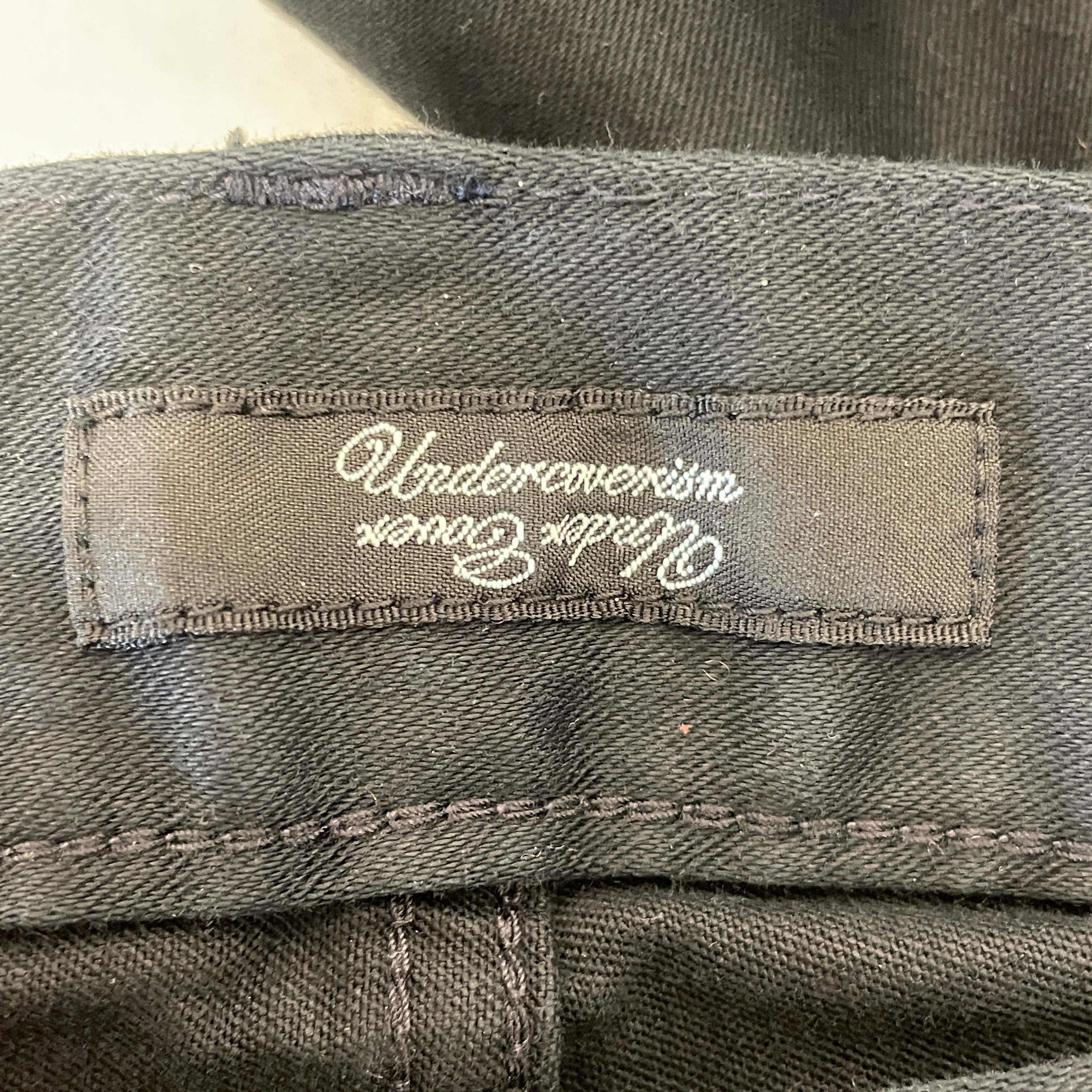 UNDERCOVERISM/Skinny Pants/1/Cotton/BLK/BOLT KNEE view 3