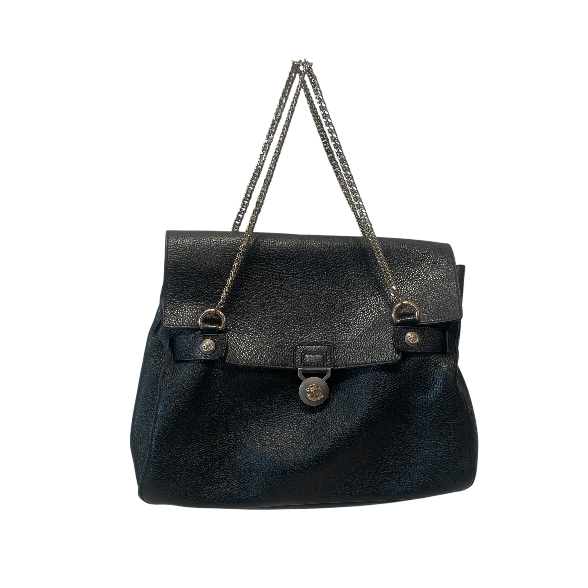 VERSACE/Bag/Leather/BLK/VITELLO STAMPA ALCE view 1