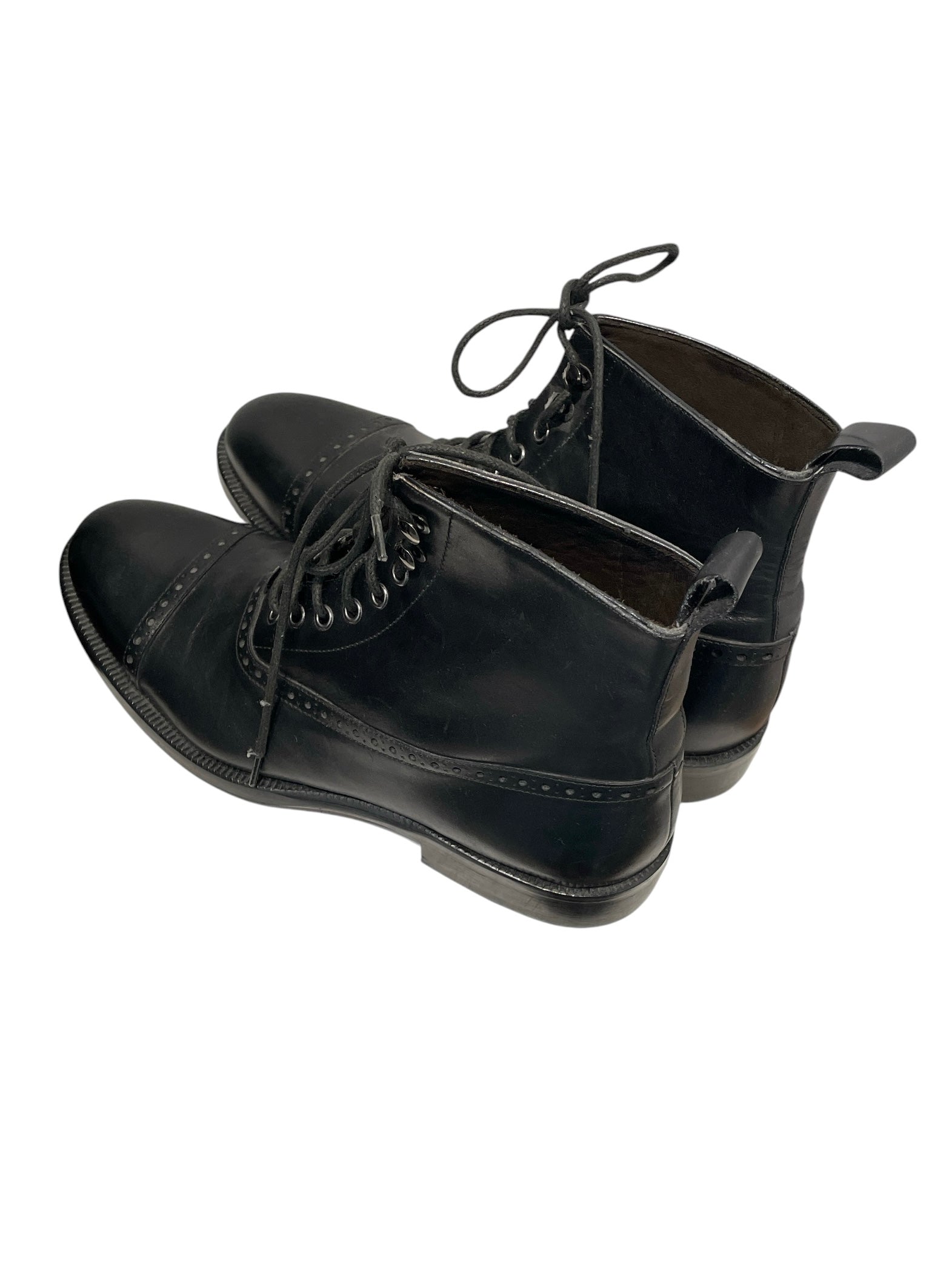 J.LINDEBERG/Dress Shoes/US 8/Leather/BLK/perforated view 2
