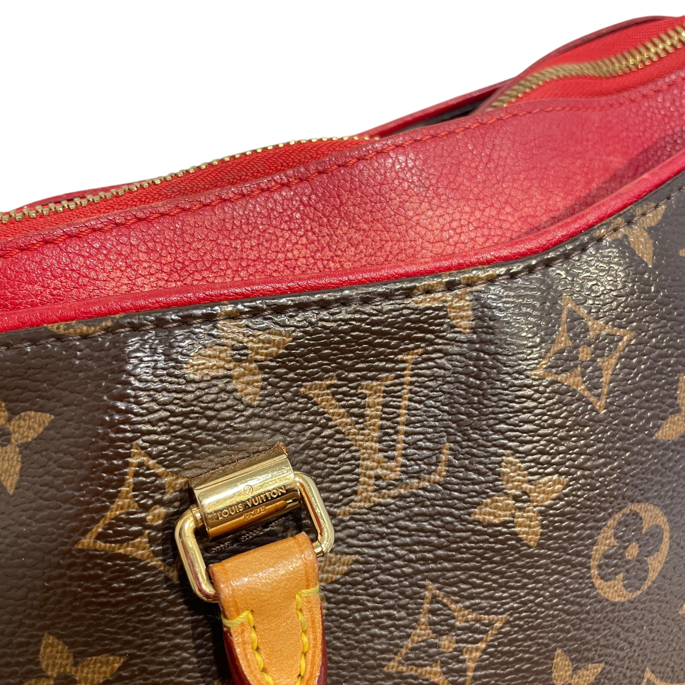 LOUIS VUITTON/Hand Bag/Monogram/Leather/BRW/Monogram Pallas MM 2 waybag view 6