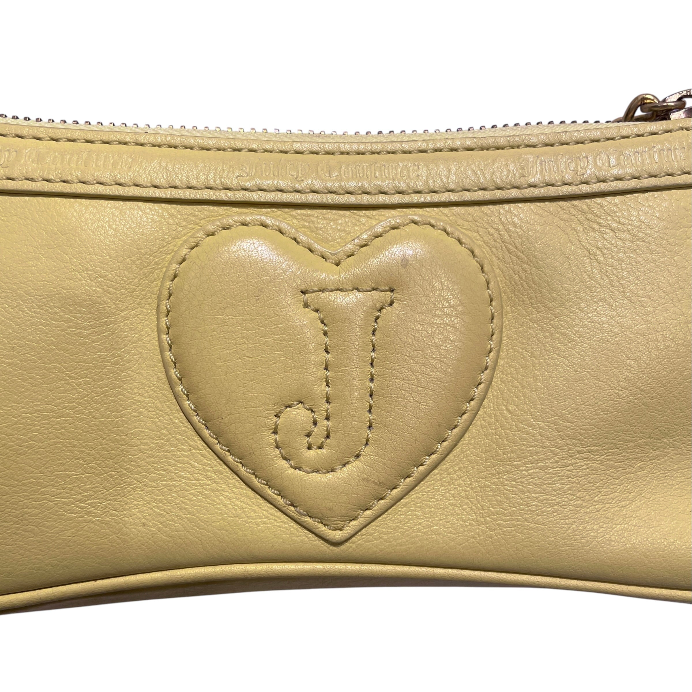 JUICY COUTURE/Hand Bag/Leather/YEL/Heart J Butter Bag view 5