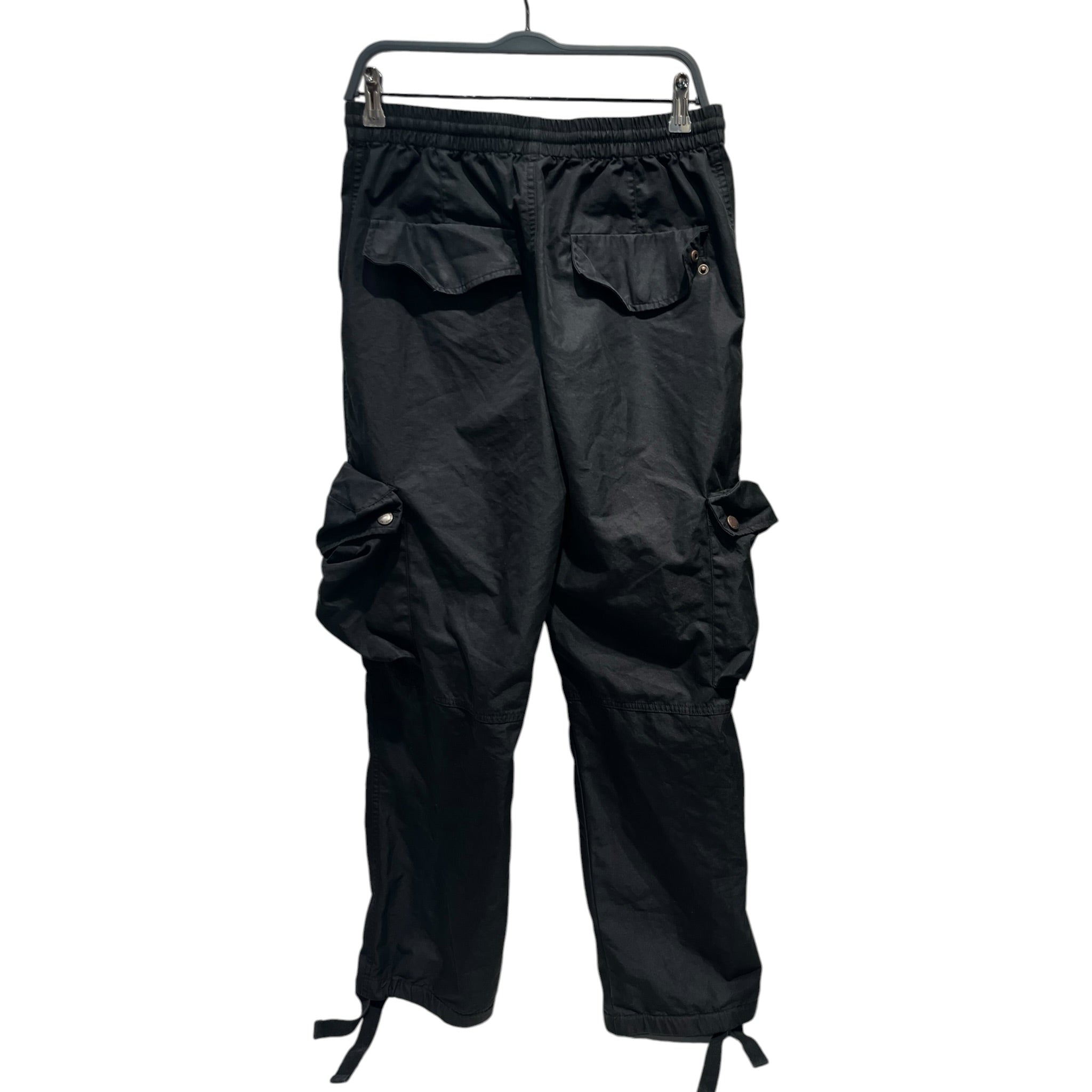 BILLIONAIRE BOYS CLUB/Cargo Pants/M/Cotton/BLK/Graphic/BILLIONAIRE B.C. IN WHITE view 2