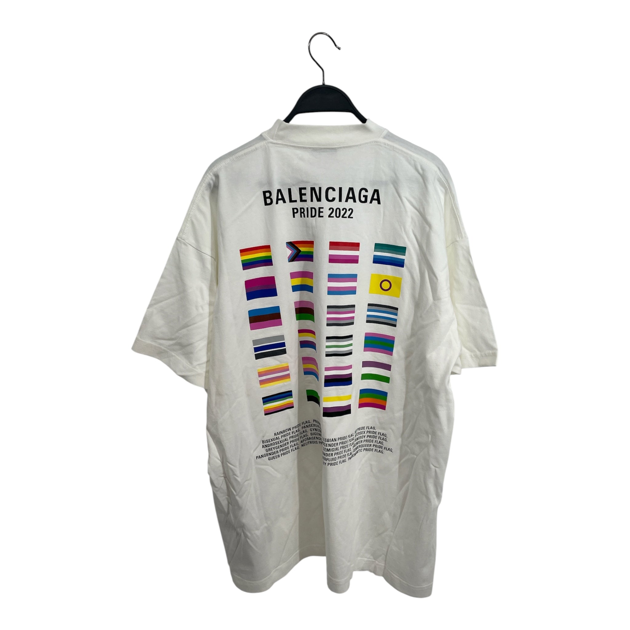 BALENCIAGA/T-Shirt/1/Cotton/WHT/2022 BOY/GIRL PRIDE 13 view 2