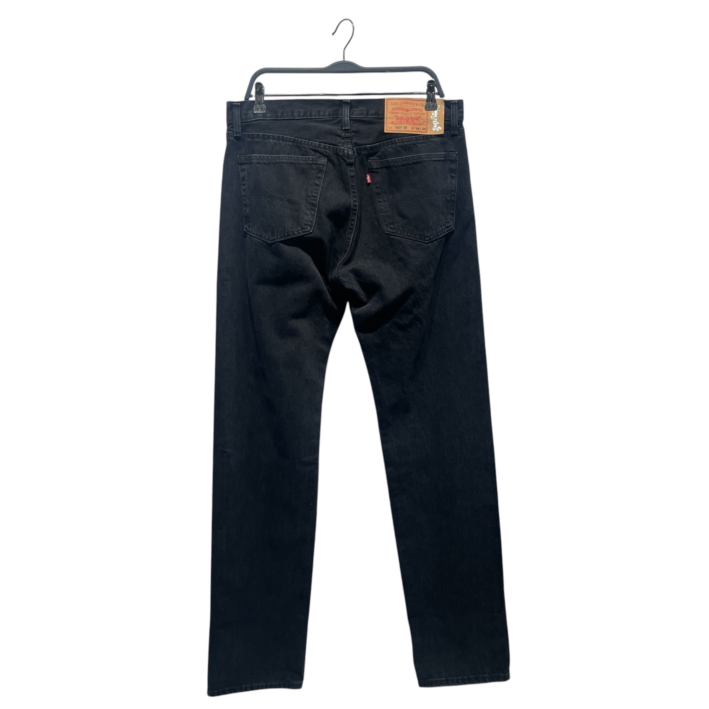 DENIM TEARS/Pants/34/Cotton/BLK/ view 2