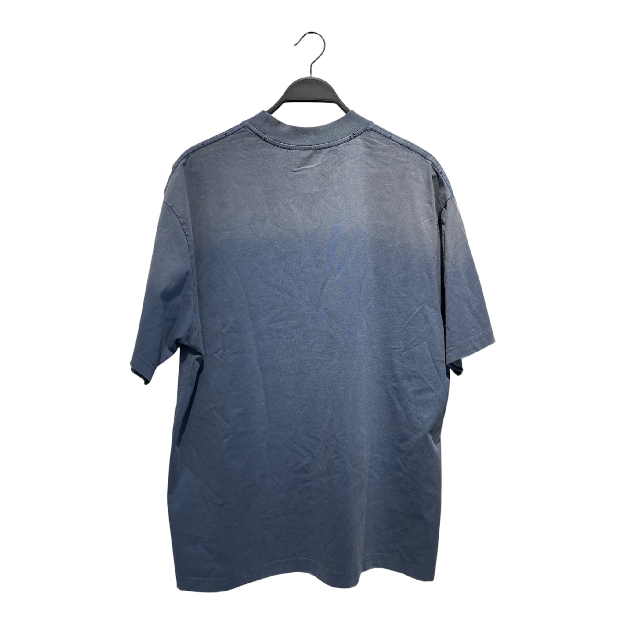 BALENCIAGA/T-Shirt/M/Cotton/BLU/Graphic/ view 2