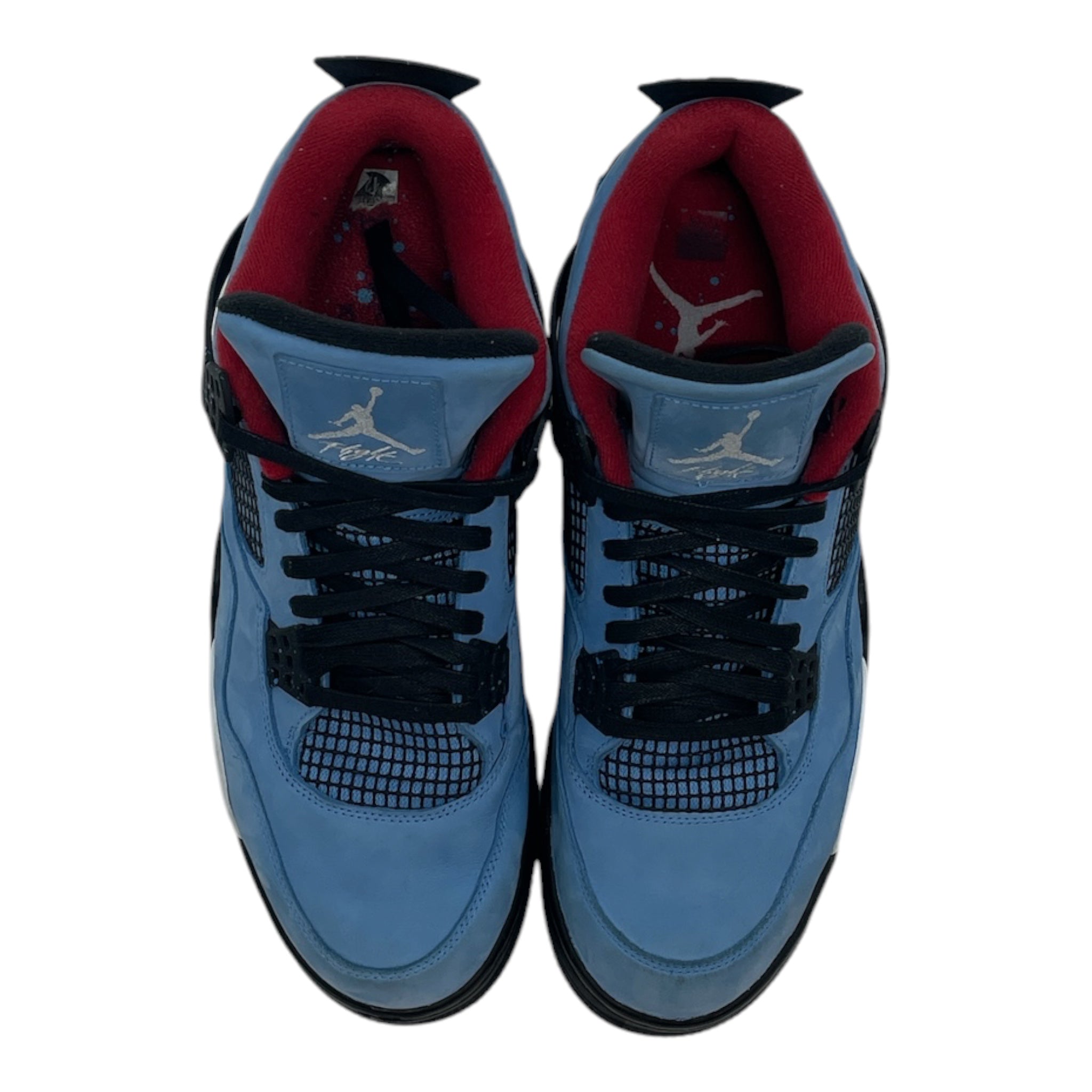 JORDAN BRAND/TRAVIS SCOTT/Hi-Sneakers/US 12/Suede/BLU/RETRO 4 CACTUS JACKS view 3