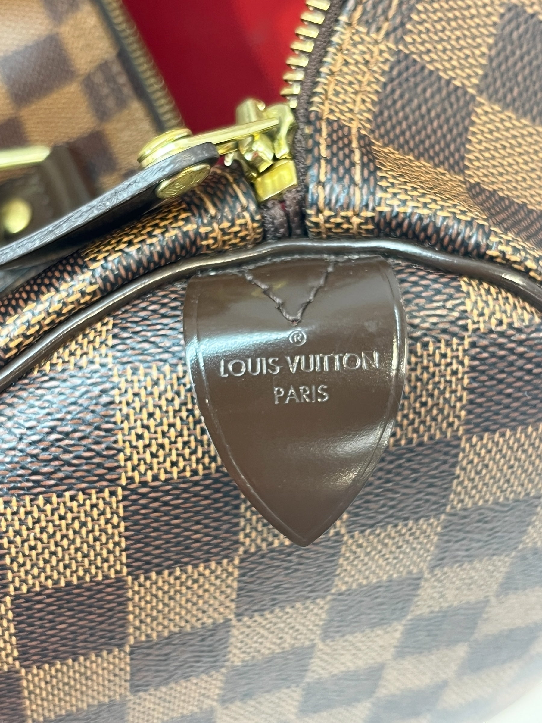 LOUIS VUITTON/Boston Bag/Monogram/Leather/BRW/Speedy Damier view 5