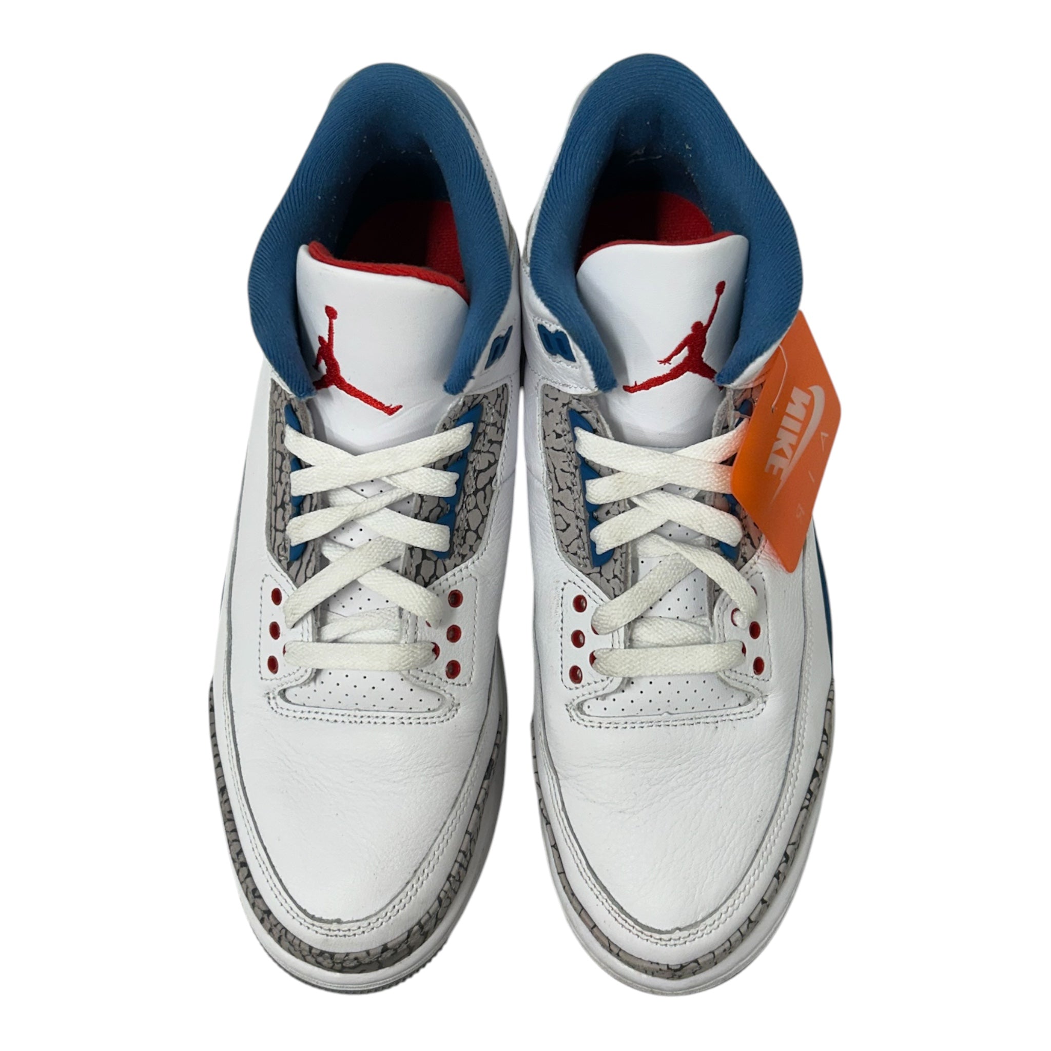 JORDAN BRAND/Hi-Sneakers/US 10.5/Leather/WHT/JORDAN 3 view 3