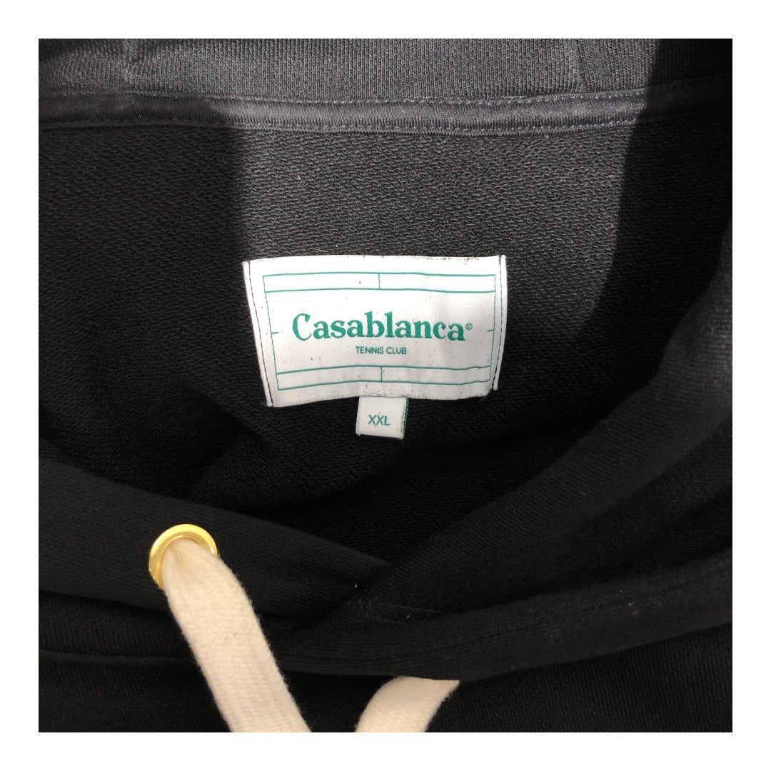CASABLANCA/Hoodie/XXL/Graphic/Cotton/BLK/green casablanca paris logo view 3