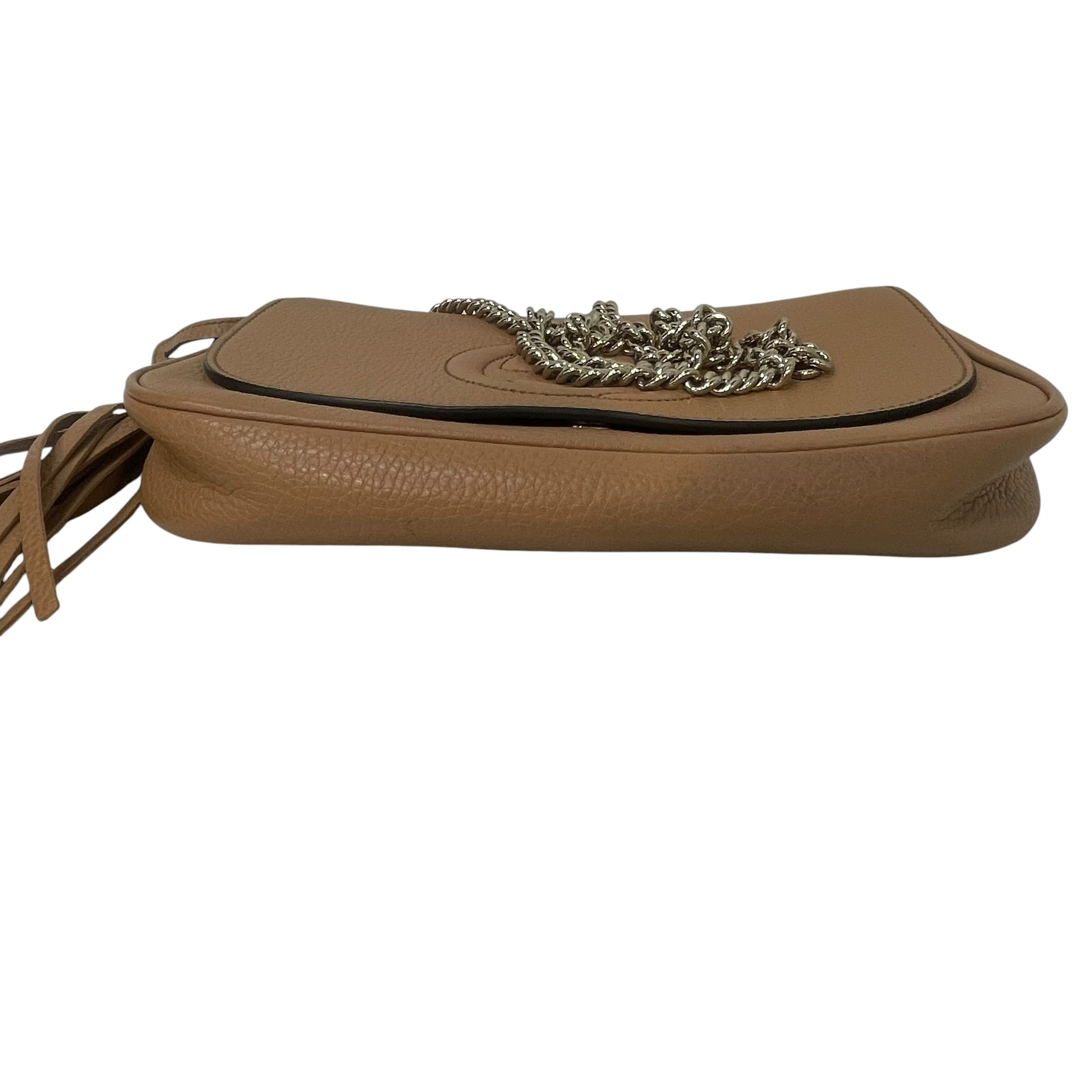 GUCCI/Cross Body Bag/Leather/CML/medium interlock g soho view 3