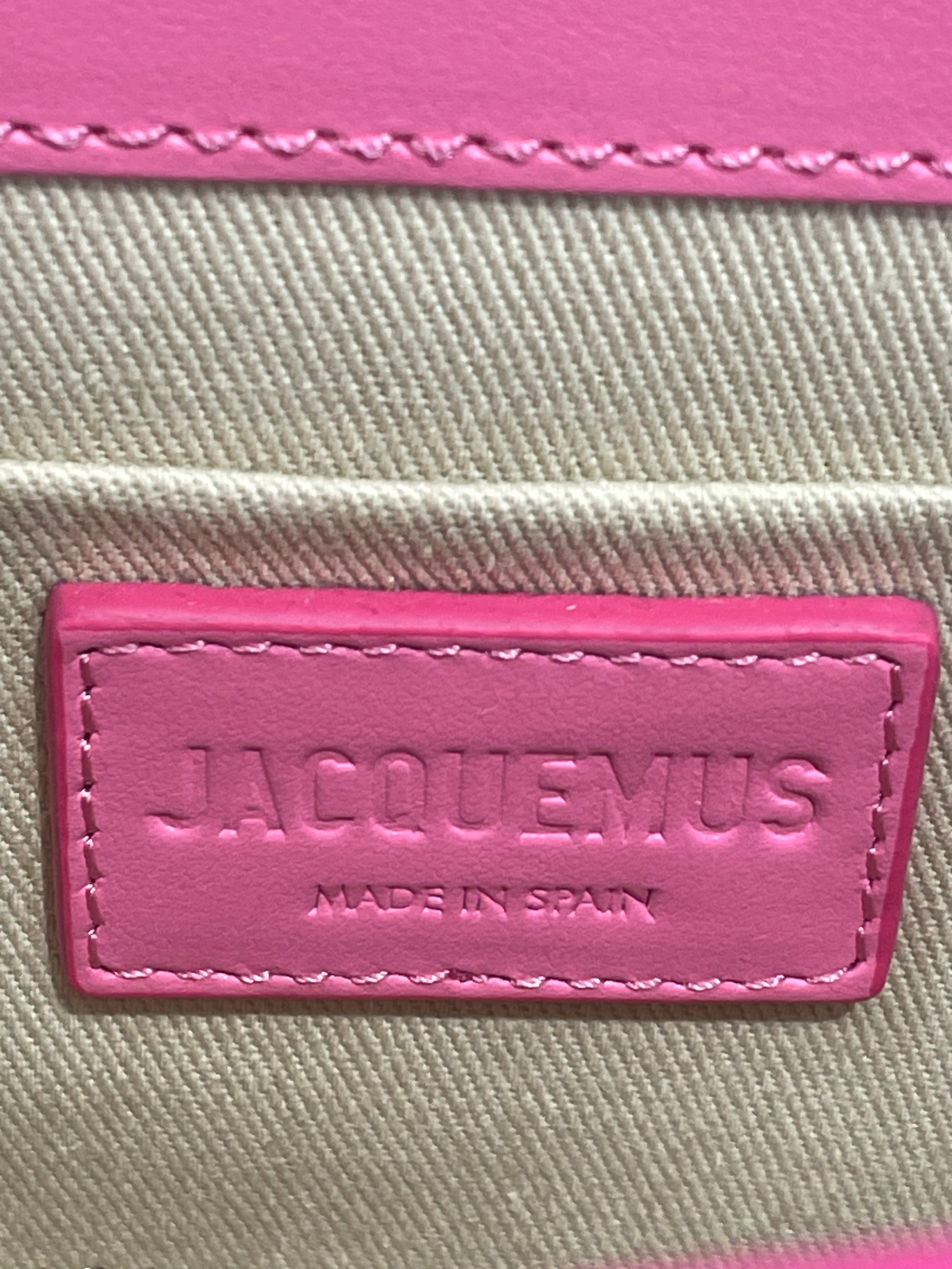 JACQUEMUS/Cross Body Bag/Leather/PNK/Le Grand Chiquito Bag view 5