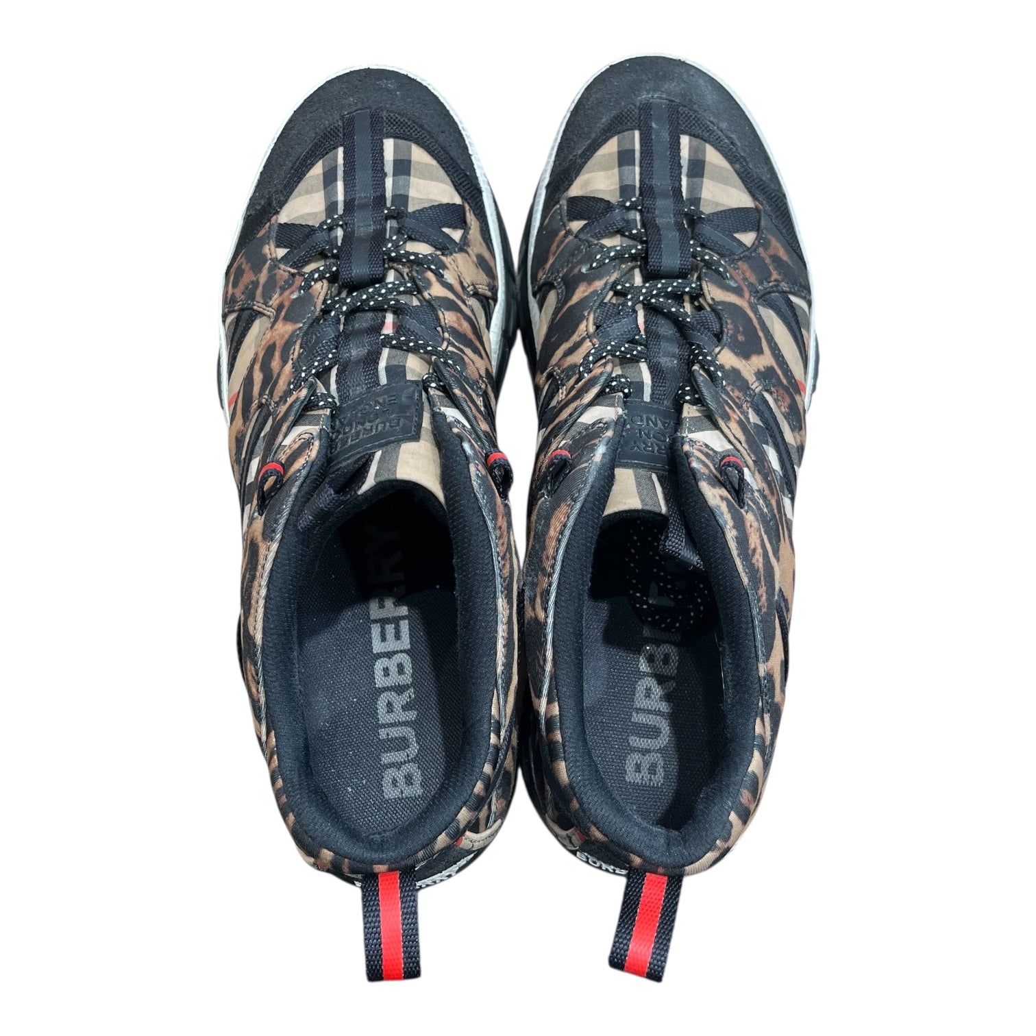 BURBERRY LONDON/Low-Sneakers/EU 45/Animal Pattern/BLK/UNION view 3