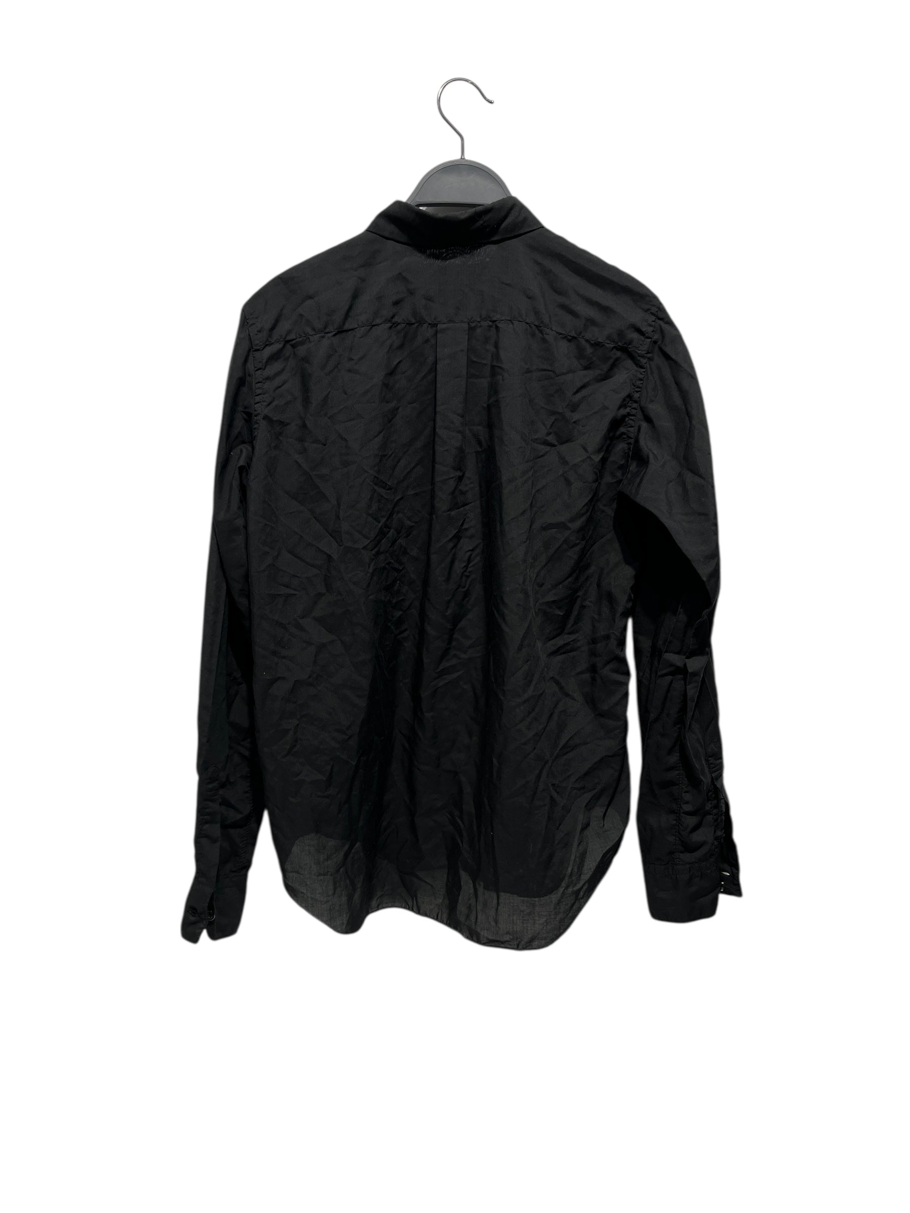 BLACK COMME des GARCONS/LS Shirt/S/Cotton/BLK/GRAY AND BLACK BUTTON UP SHIRT view 2