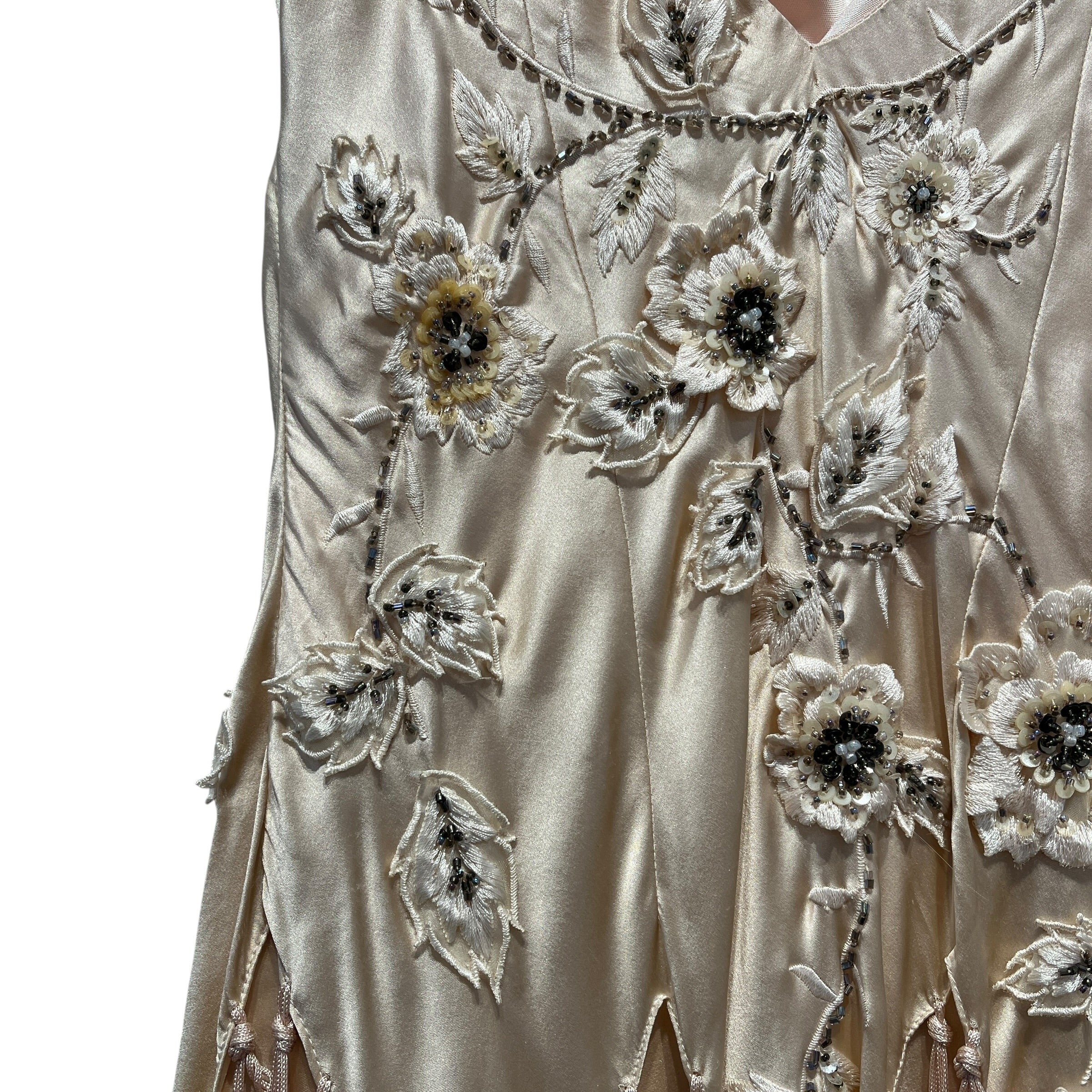 SUE WONG /SS Dress/2/Silk/CRM/FLOWER PATTERN view 9