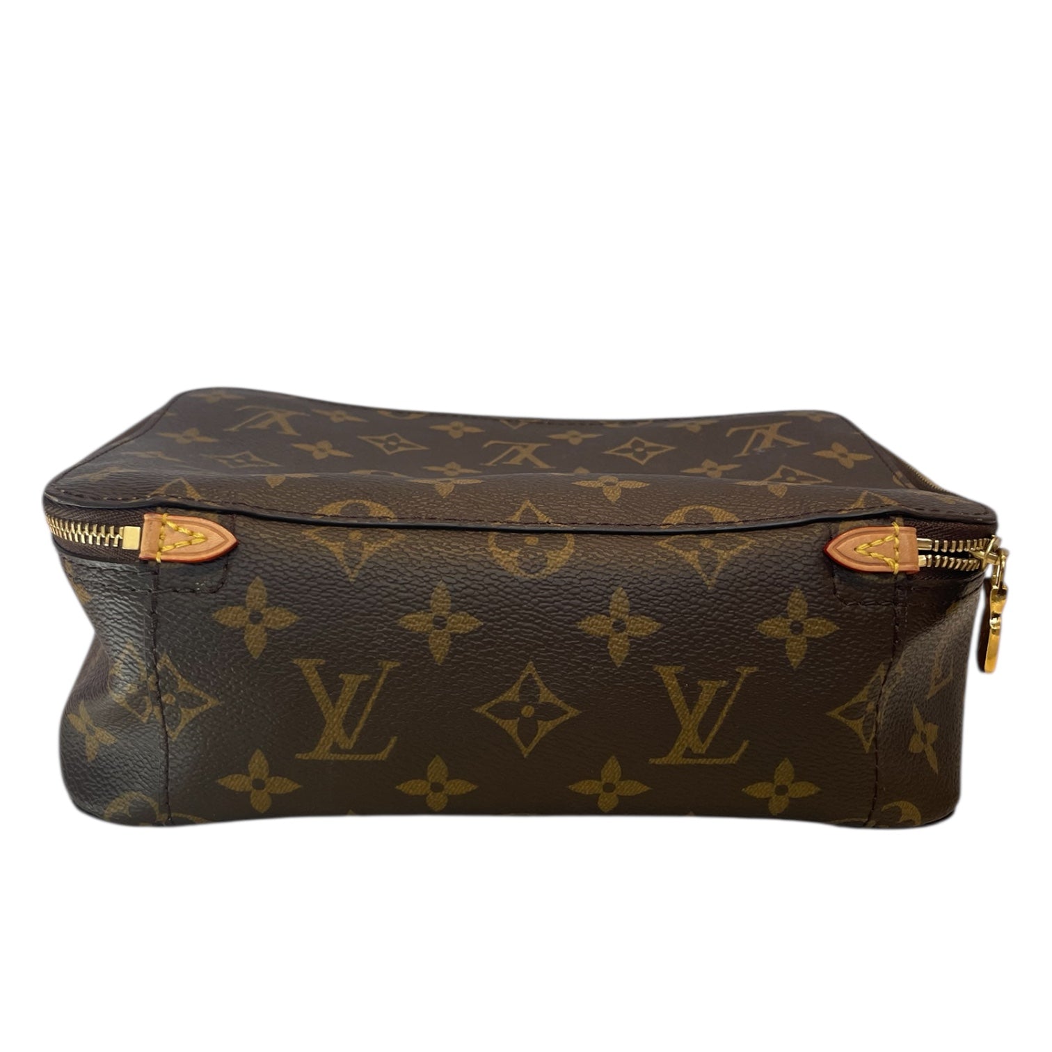 LOUIS VUITTON/Pouch/Monogram/Leather/BRW/SMALL POUCH view 3