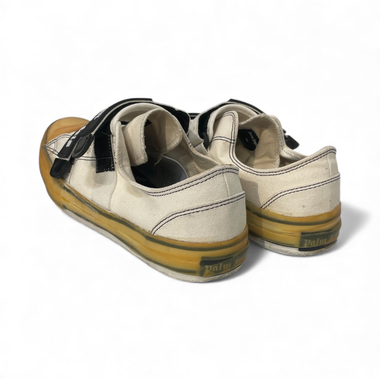 Palm Angels/Low-Sneakers/EU 44/Cotton/CRM/PALM ANGELS VELCRO view 2