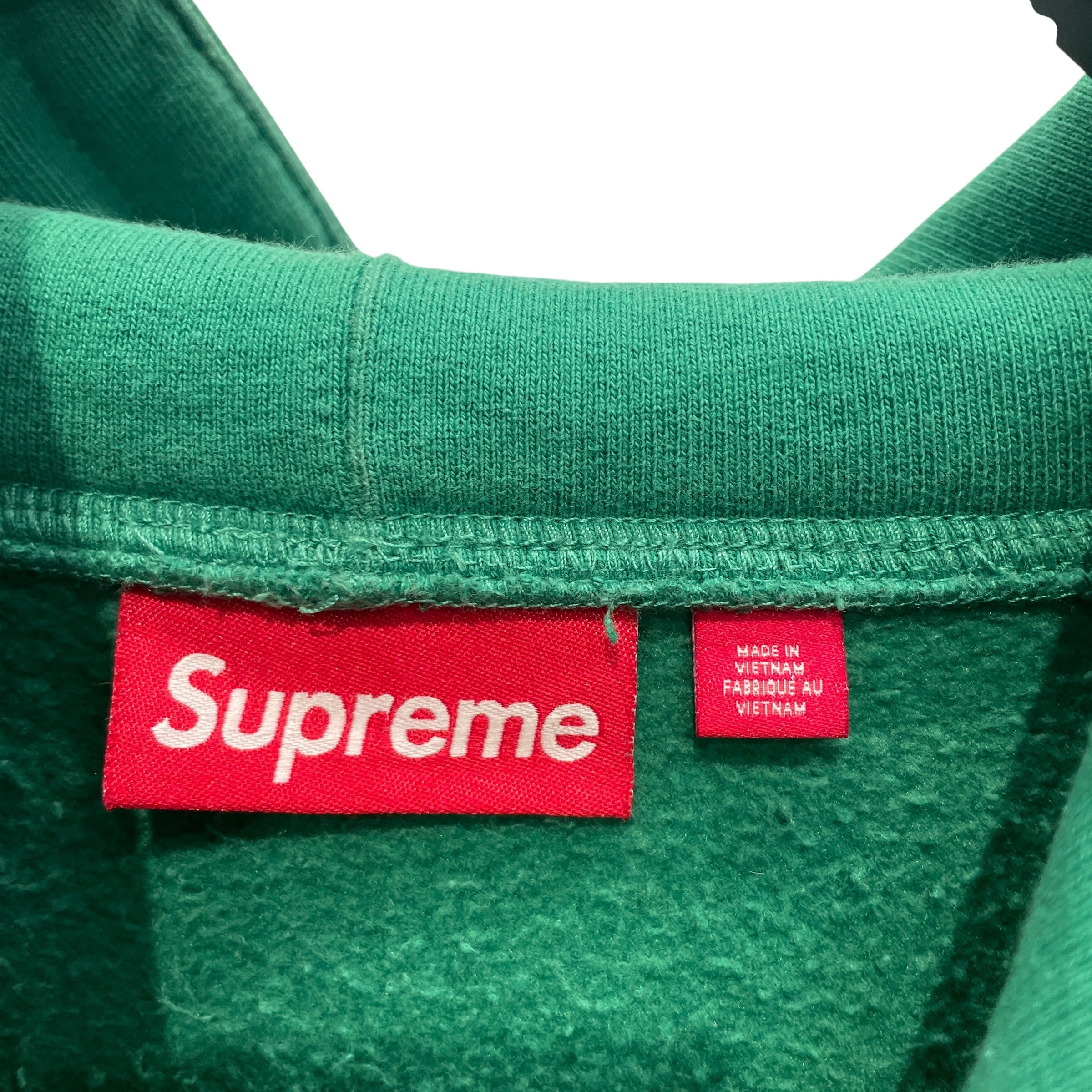 Supreme/Zip Up Hoodie/L/Cotton/GRN/ view 4