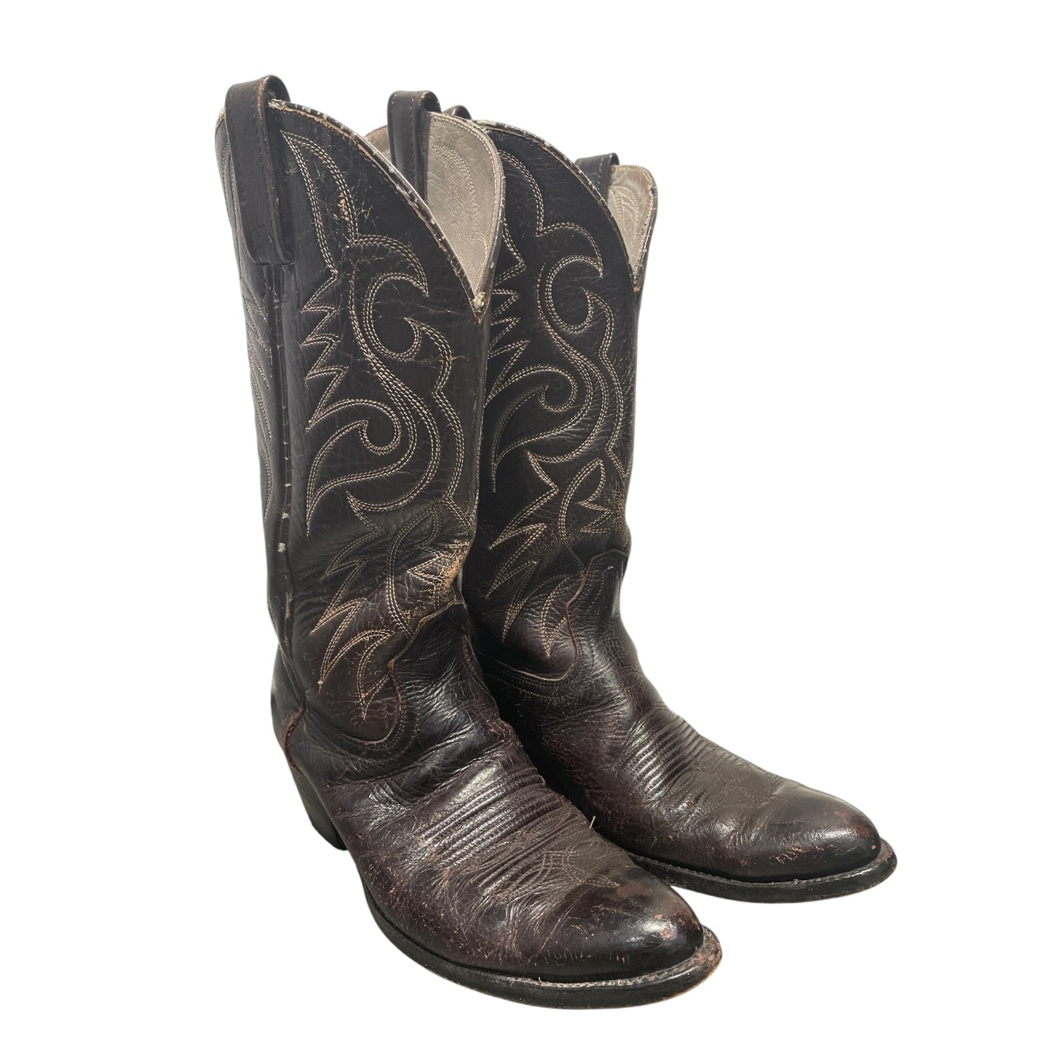 stock show/Cowboy Boots/US 7.5/Leather/BRW/cowboy boots/ brown 7.5 view 1