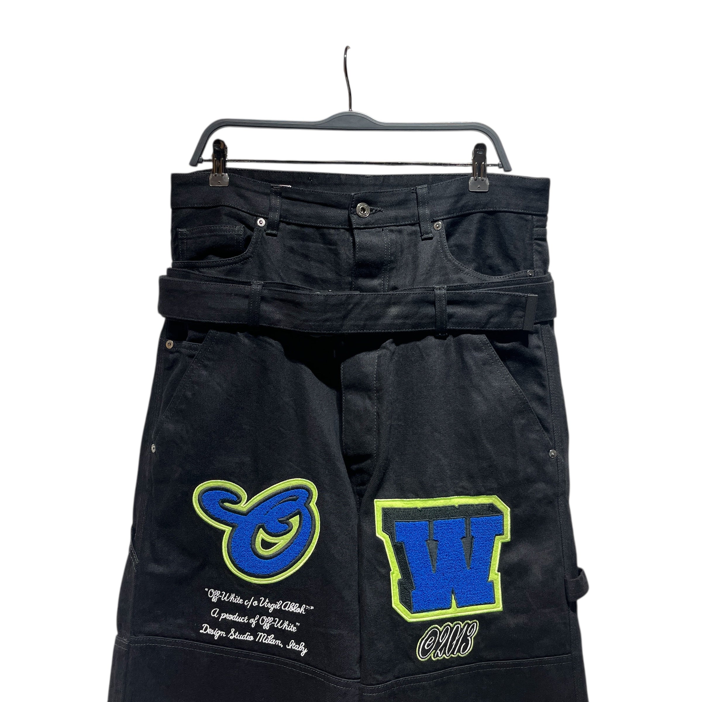 OFF-WHITE/Pants/32/Denim/BLK/ view 2