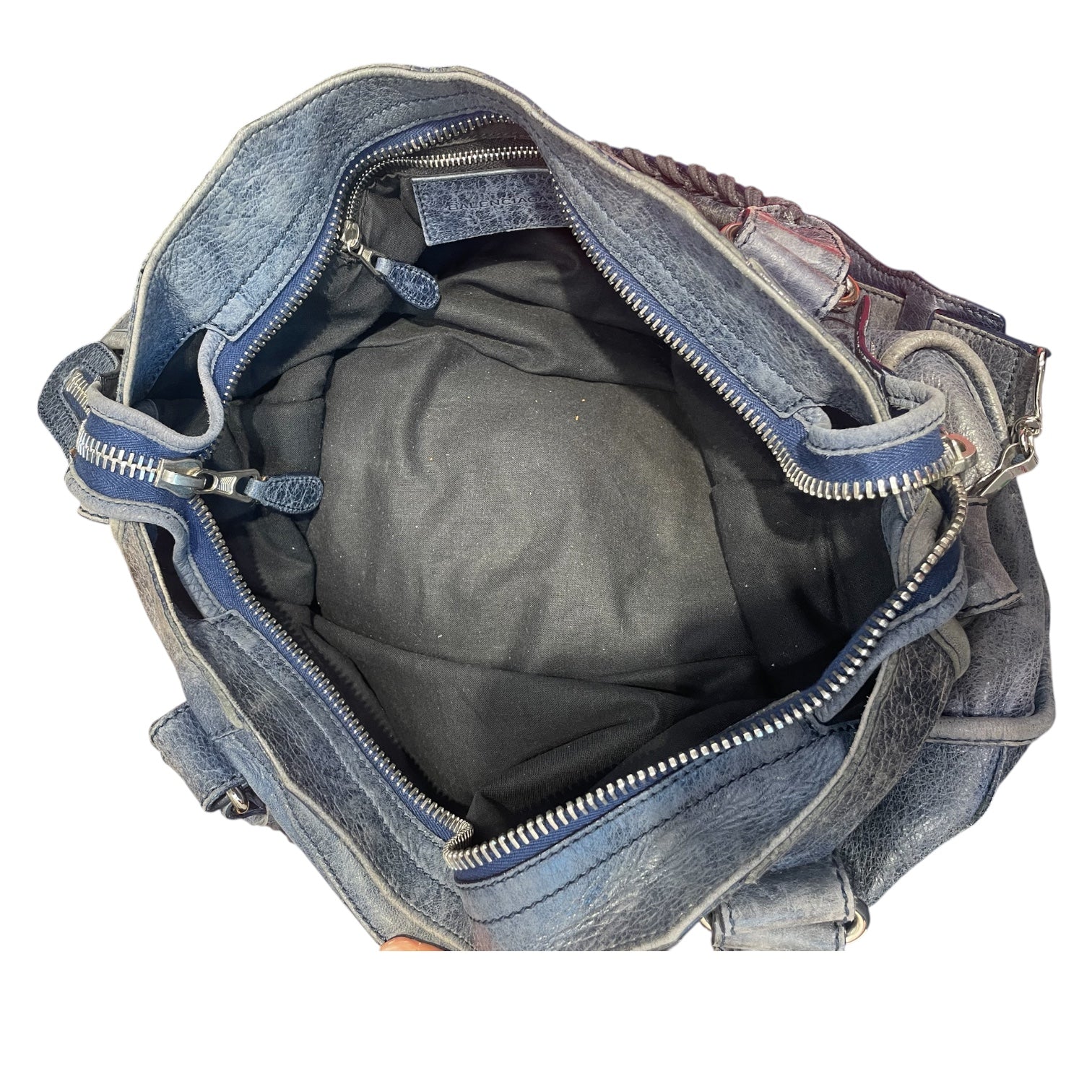 BALENCIAGA/Hand Bag/Leather/IDG/city bag/sil hardware/mirror view 4