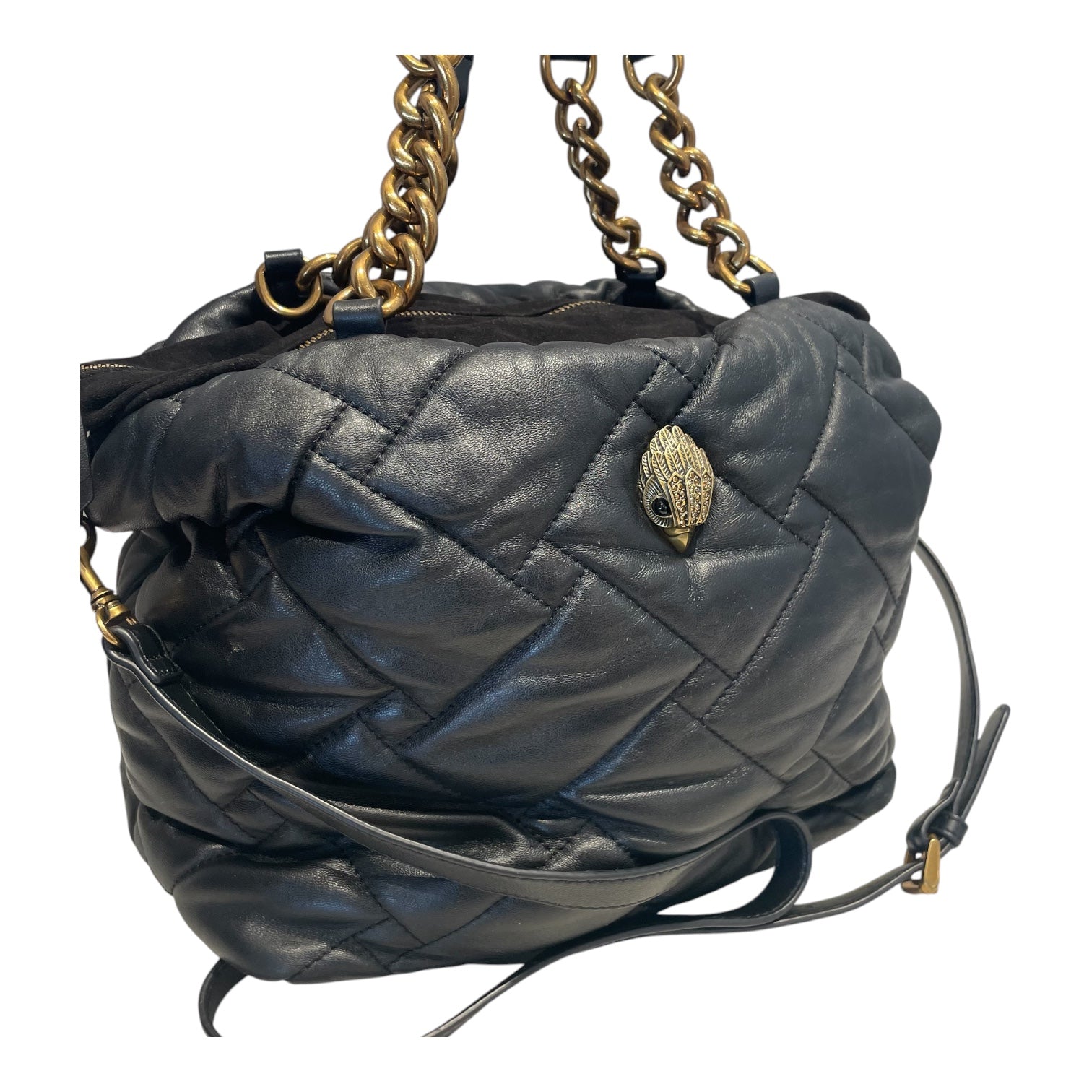 Kurt Geiger/Cross Body Bag/Leather/BLK/QUILTED view 6
