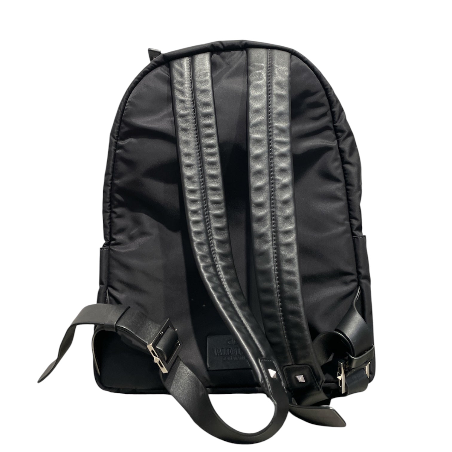 VALENTINO GARAVANI/Backpack/Nylon/BLK/VLTN Black Nylon Backpack view 2