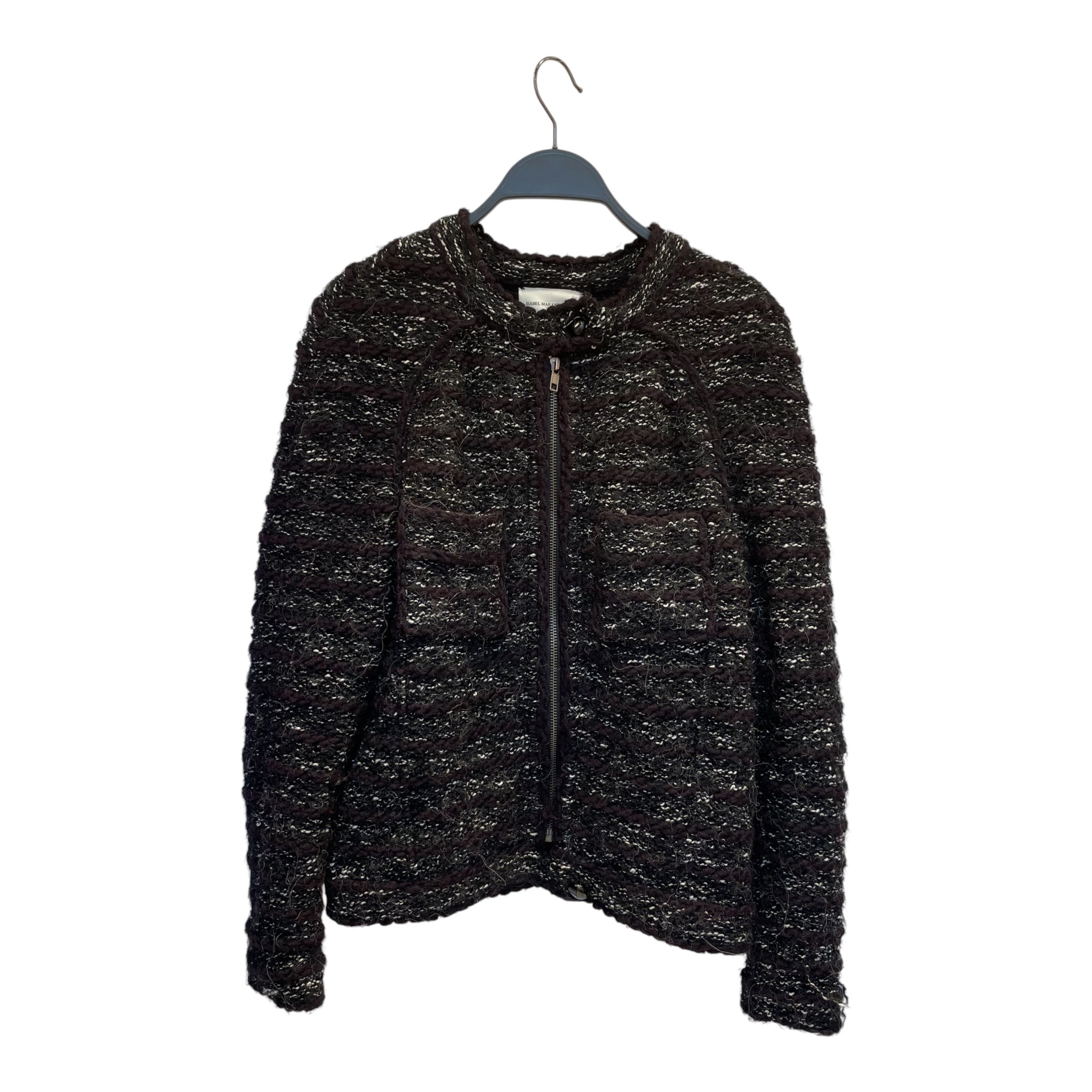 ISABEL MARANT ETOILE/Suits/S/Stripe/Wool/BLK/BLACK BUTTON view 1
