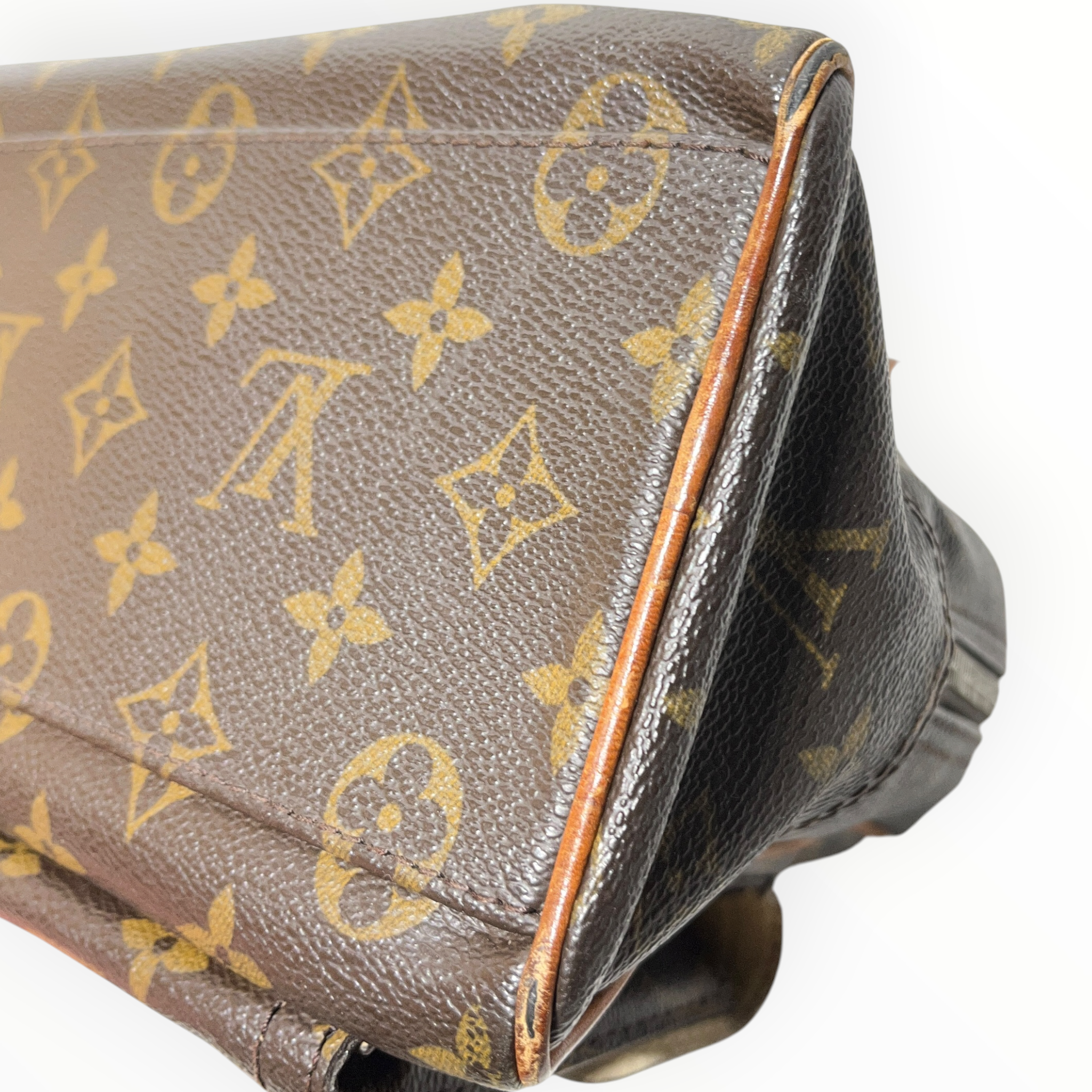 LOUIS VUITTON/Hand Bag/Leather/BRW/manhattan pm view 9