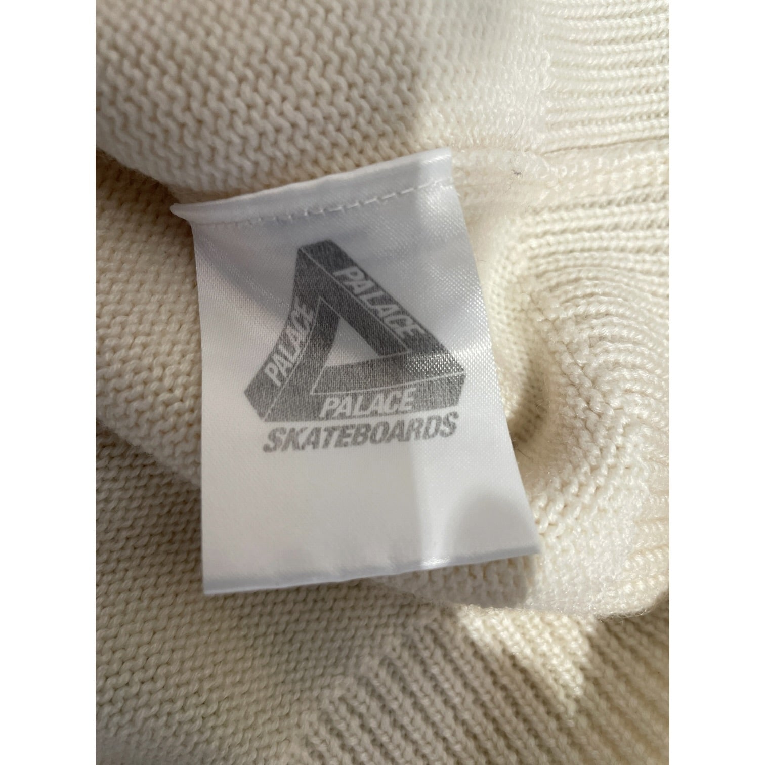 PALACE/Sweater/L/Cotton/CRM/Bulldog Knit Off White Sweater view 4