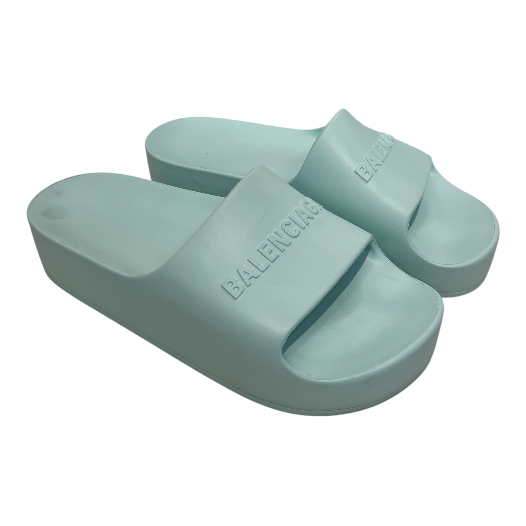BALENCIAGA/Sandals/US 9/BLU/CHUNKY BEACH SLIDES view 1