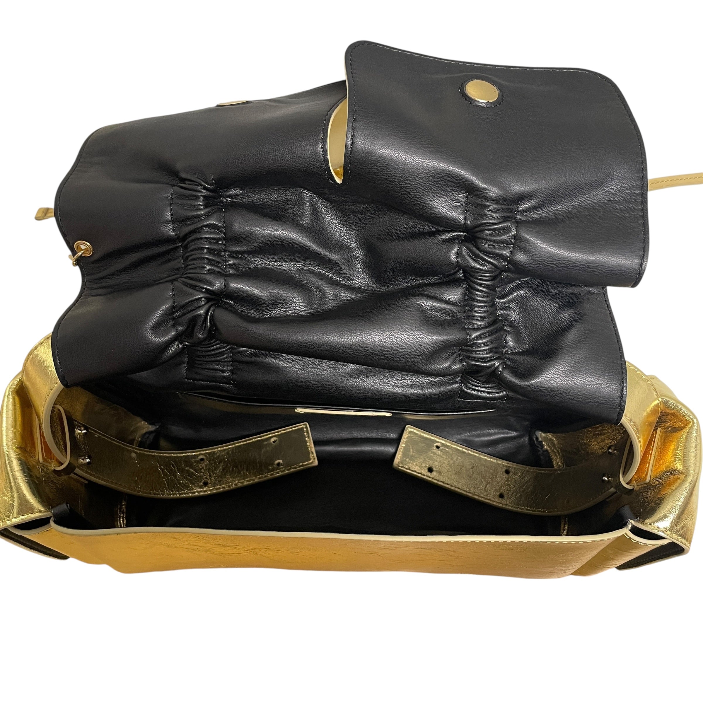 Acne Studios/Hand Bag/Leather/GLD/2 POCKET, SIDE PCKTS view 4