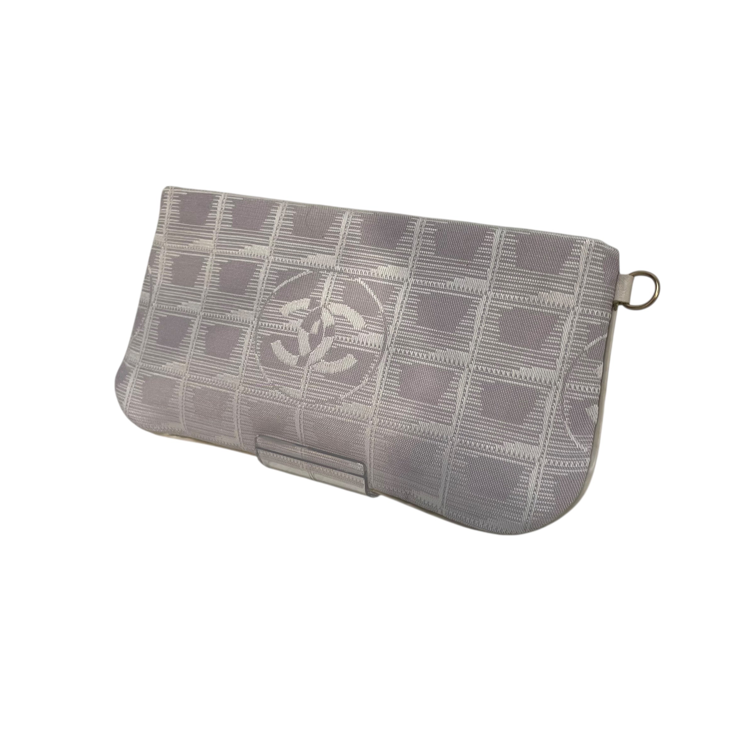 CHANEL/Pouch/All Over Print/Nylon/PPL/Travel Ligne Zip view 1