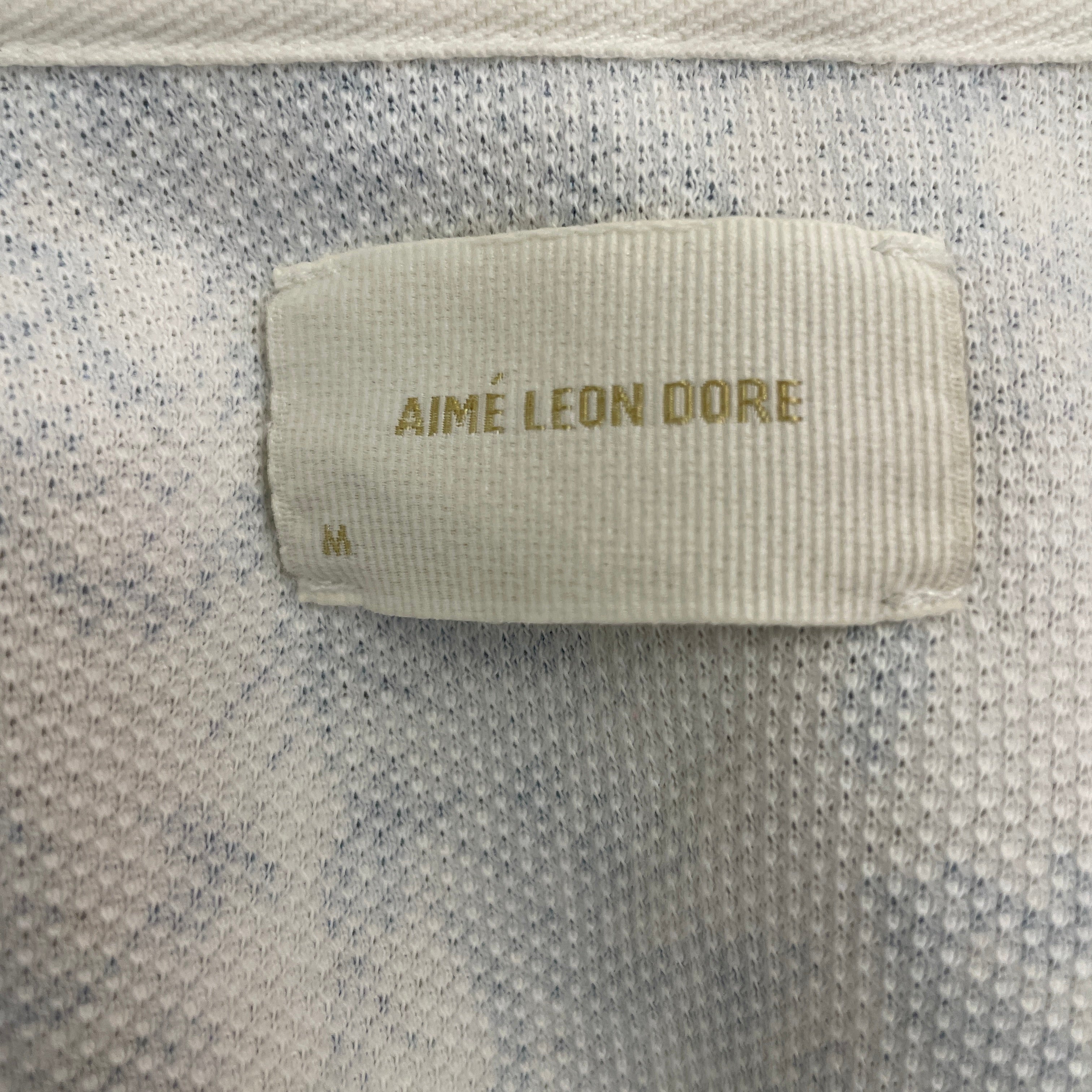 AIME LEON DORE/T-Shirt/M/Cotton/WHT/Floral Pattern/ view 3