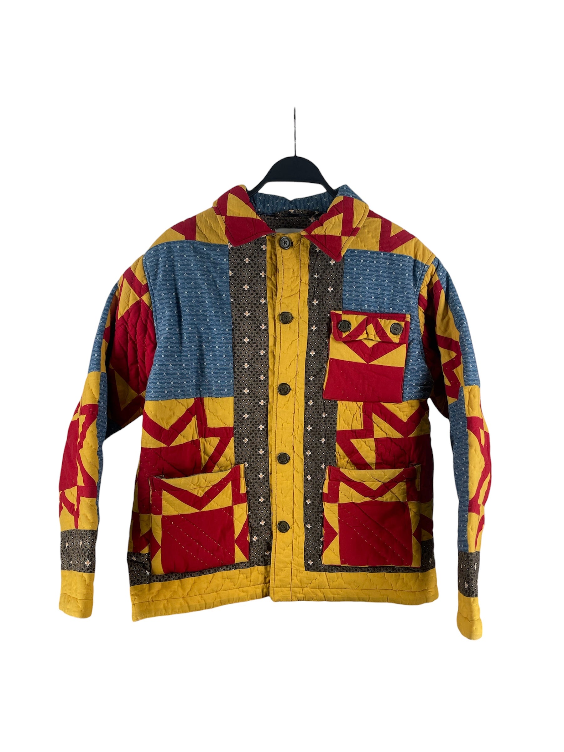 BODE/Jacket/M/Cotton/MLT/All Over Print/BLAZING STAR QUILT JKT view 1