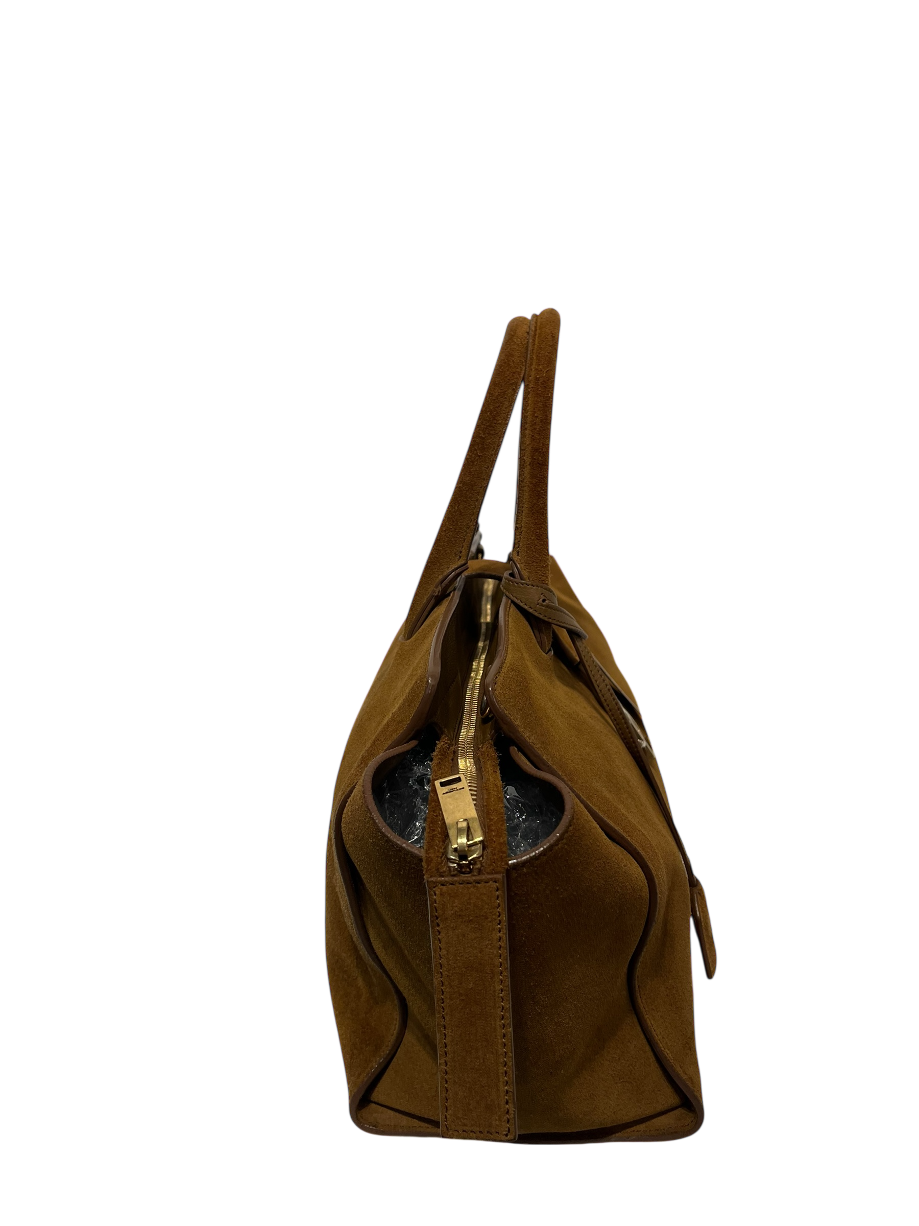 YVES SAINT LAURENT/Hand Bag/Suede/CML/ view 4