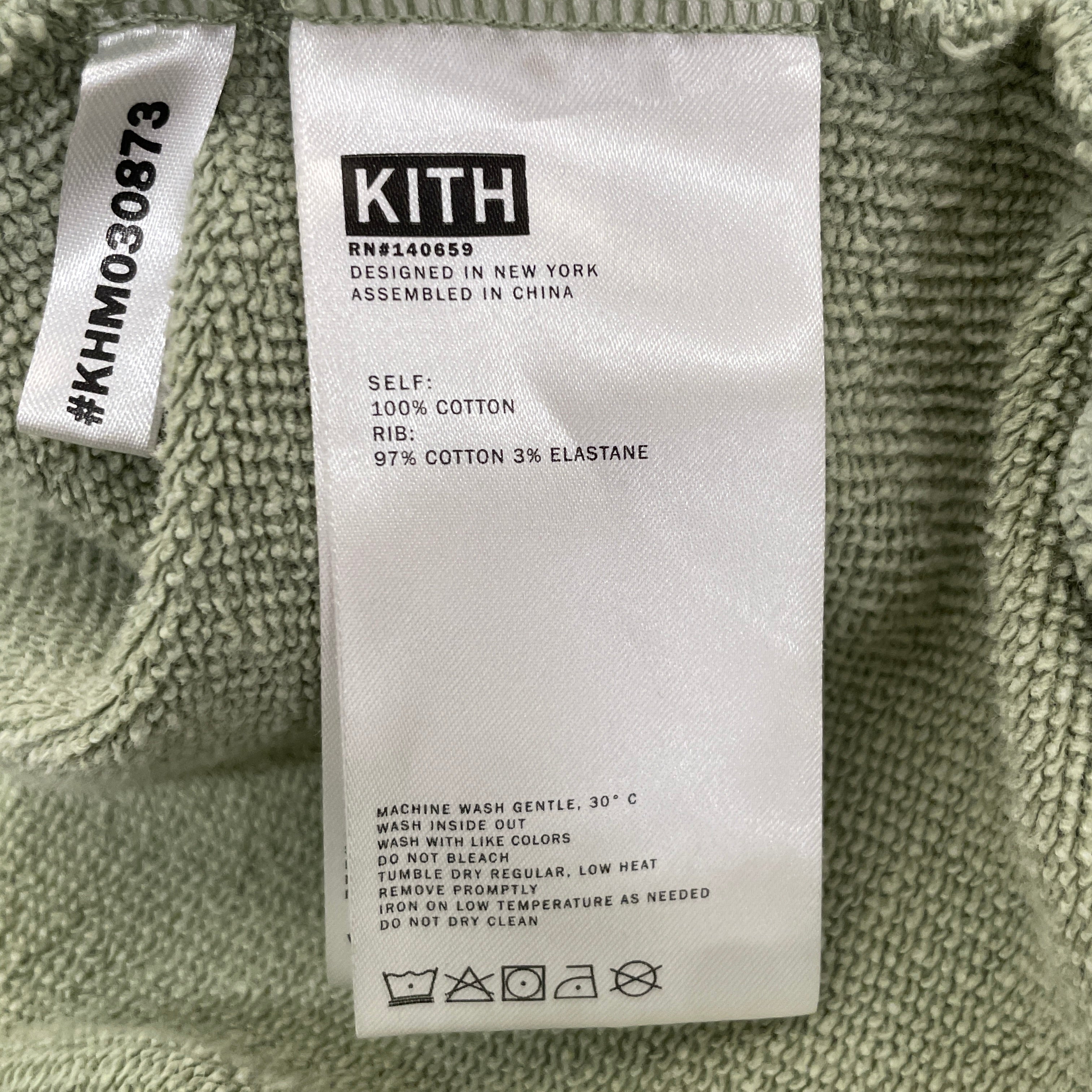 KITH/Hoodie/L/Cotton/GRN/front box logo view 4