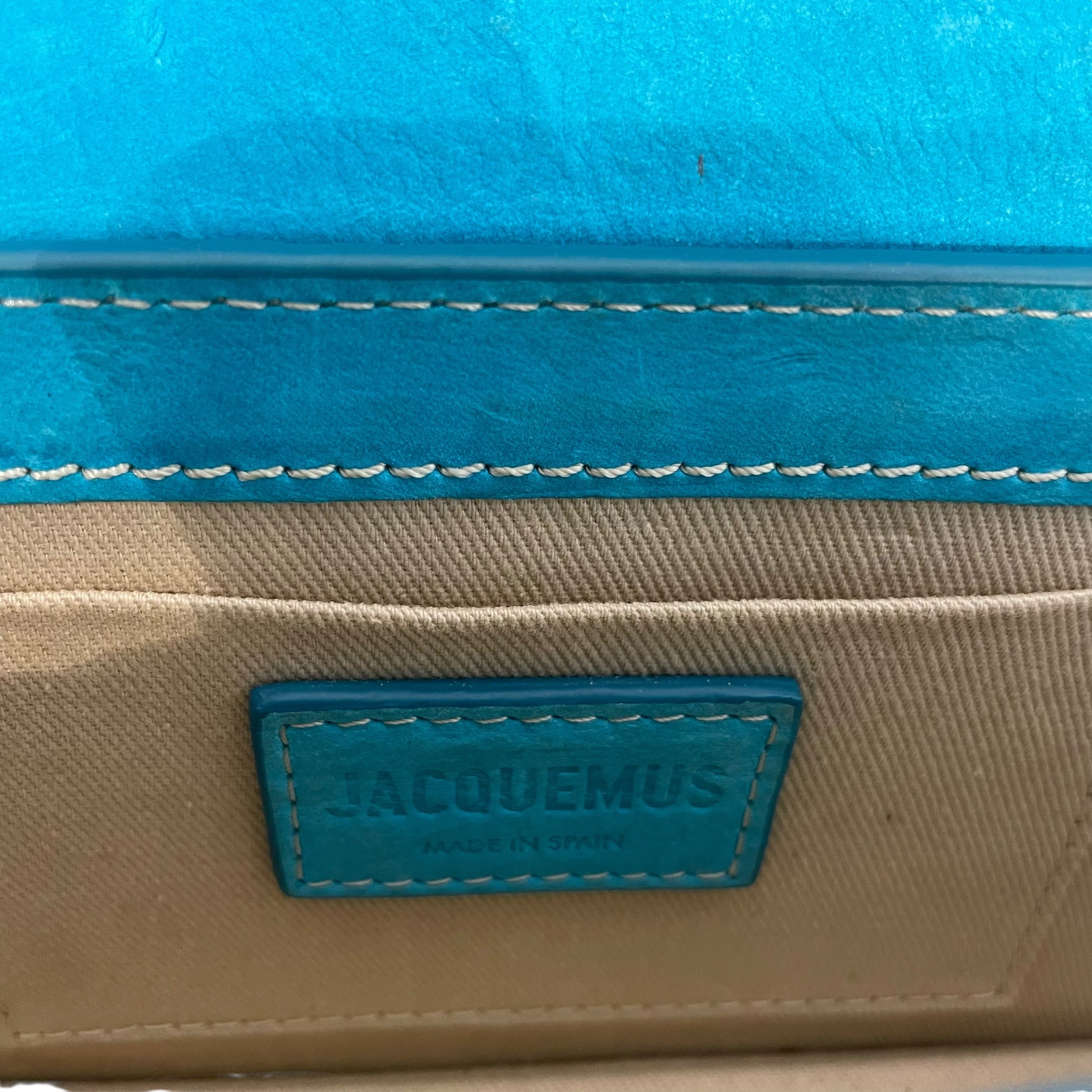 JACQUEMUS/Cross Body Bag/Suede/BLU/LE CHIQUITO view 6