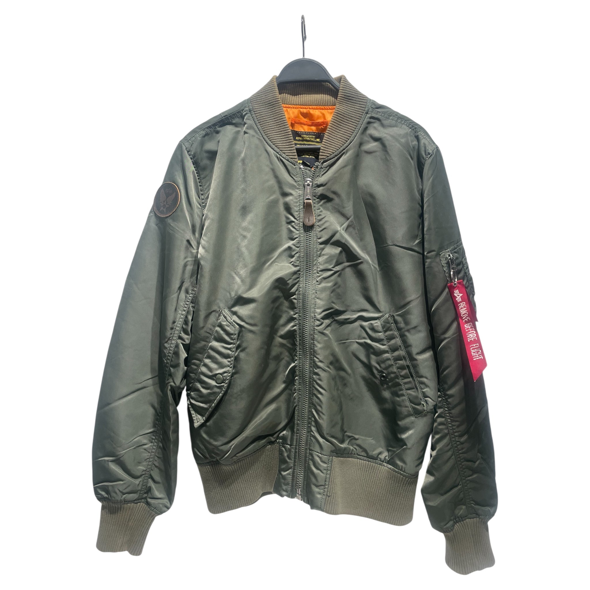 ALPHA INDUSTRIES/Jacket/XL/Polyester/GRN/ view 1