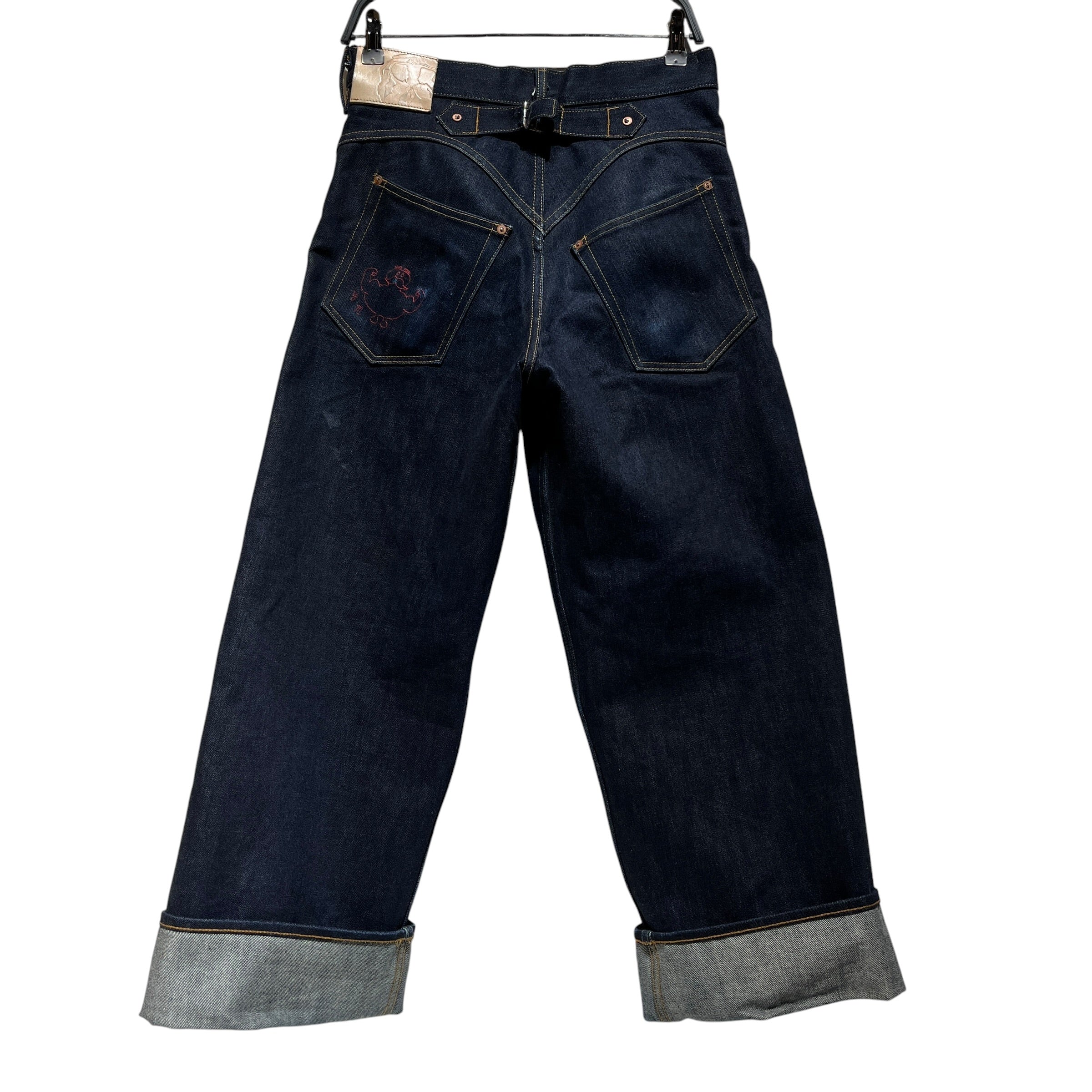 Yuremane/Pants/0/Denim/NVY/big boy selvedge view 2