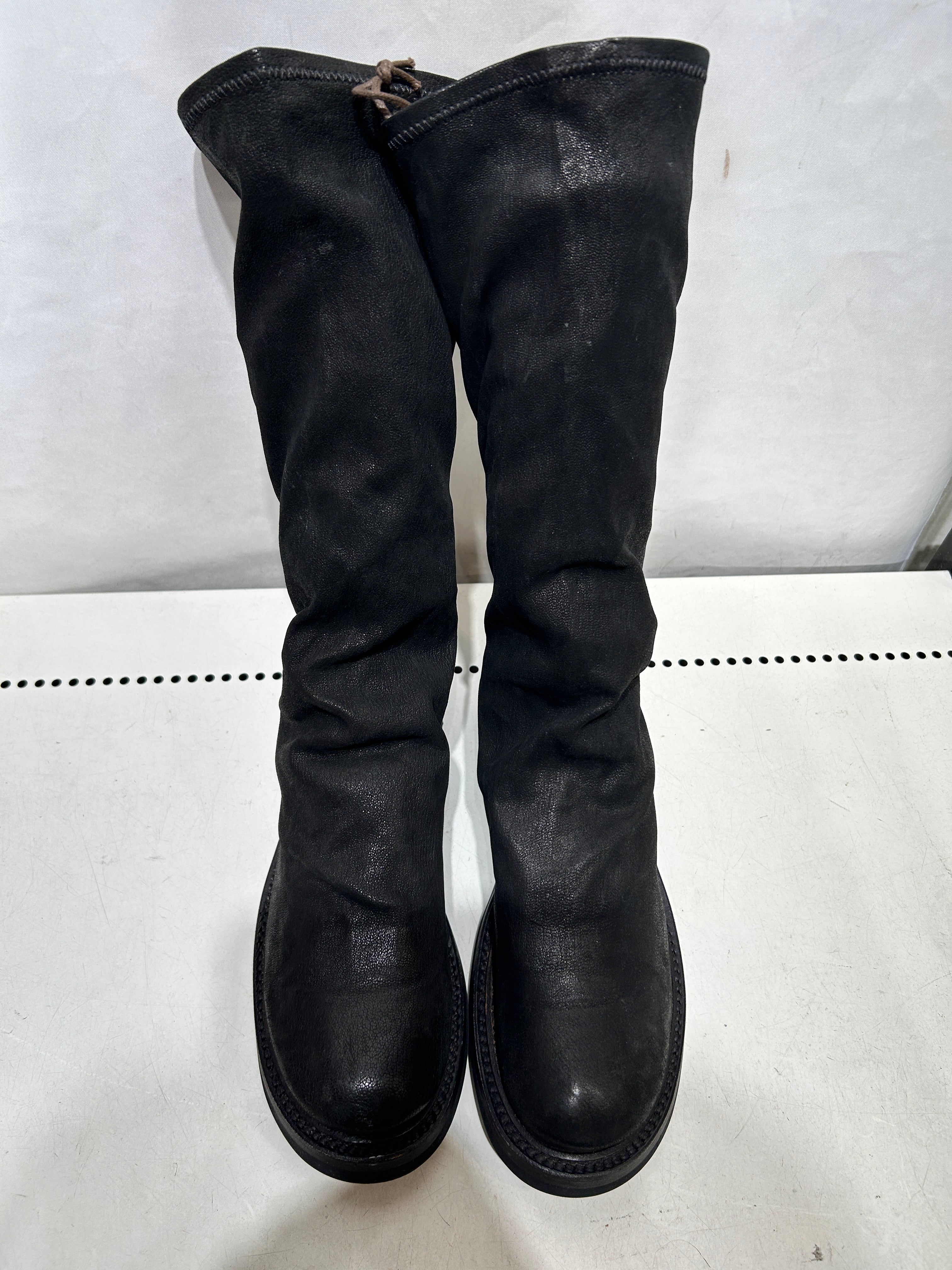 Rick Owens/Boots/US 7/Lambskin/BLK/LEATHER SOCK BOOTS view 3