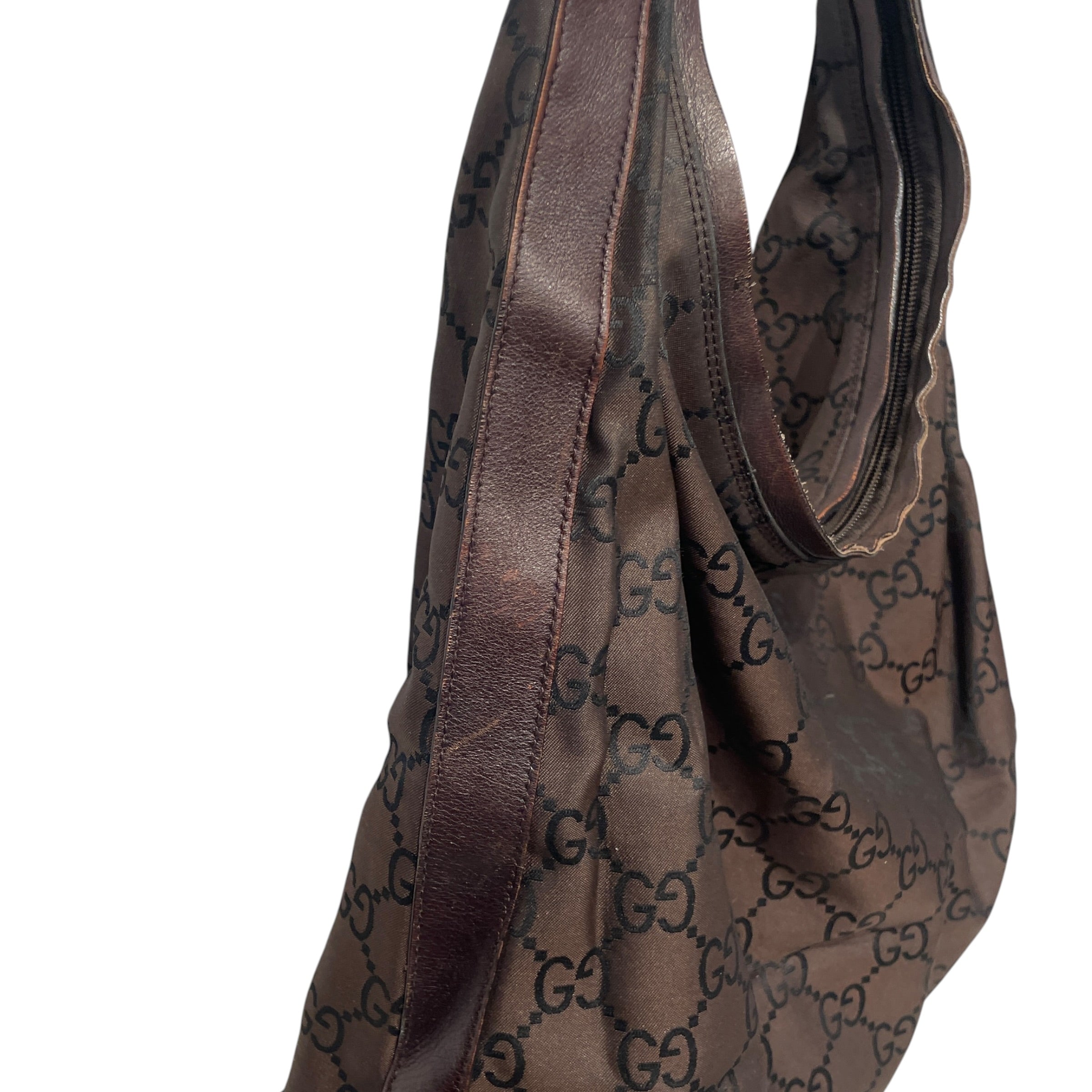 GUCCI/Bag/Monogram/Nylon/BRW/GG HOBO XL view 9
