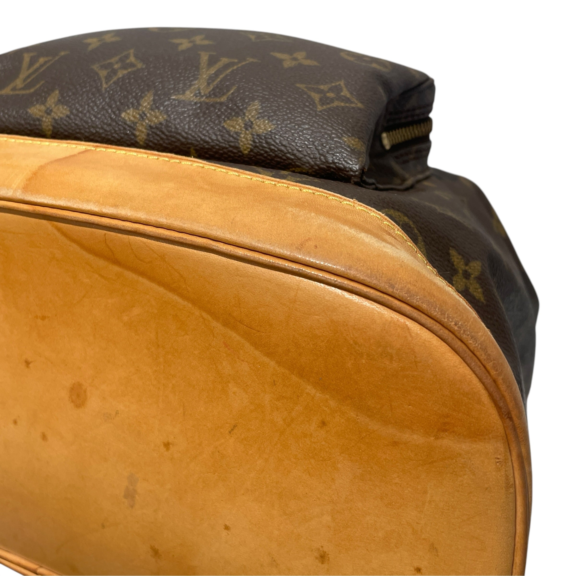 LOUIS VUITTON/Backpack/Monogram/Leather/BRW/Montsouris GM view 9